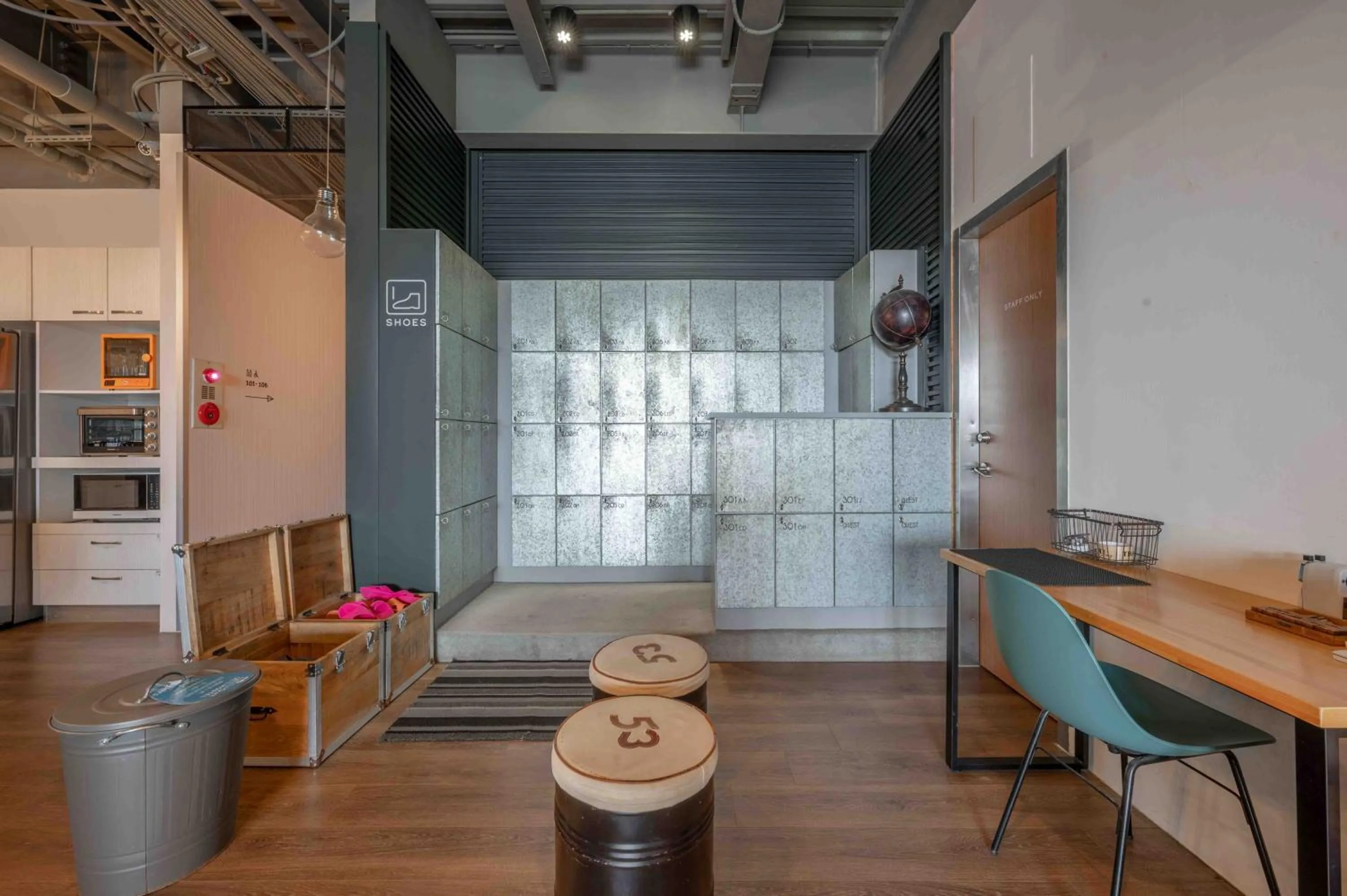 Seating area in Light Hostel Hualien