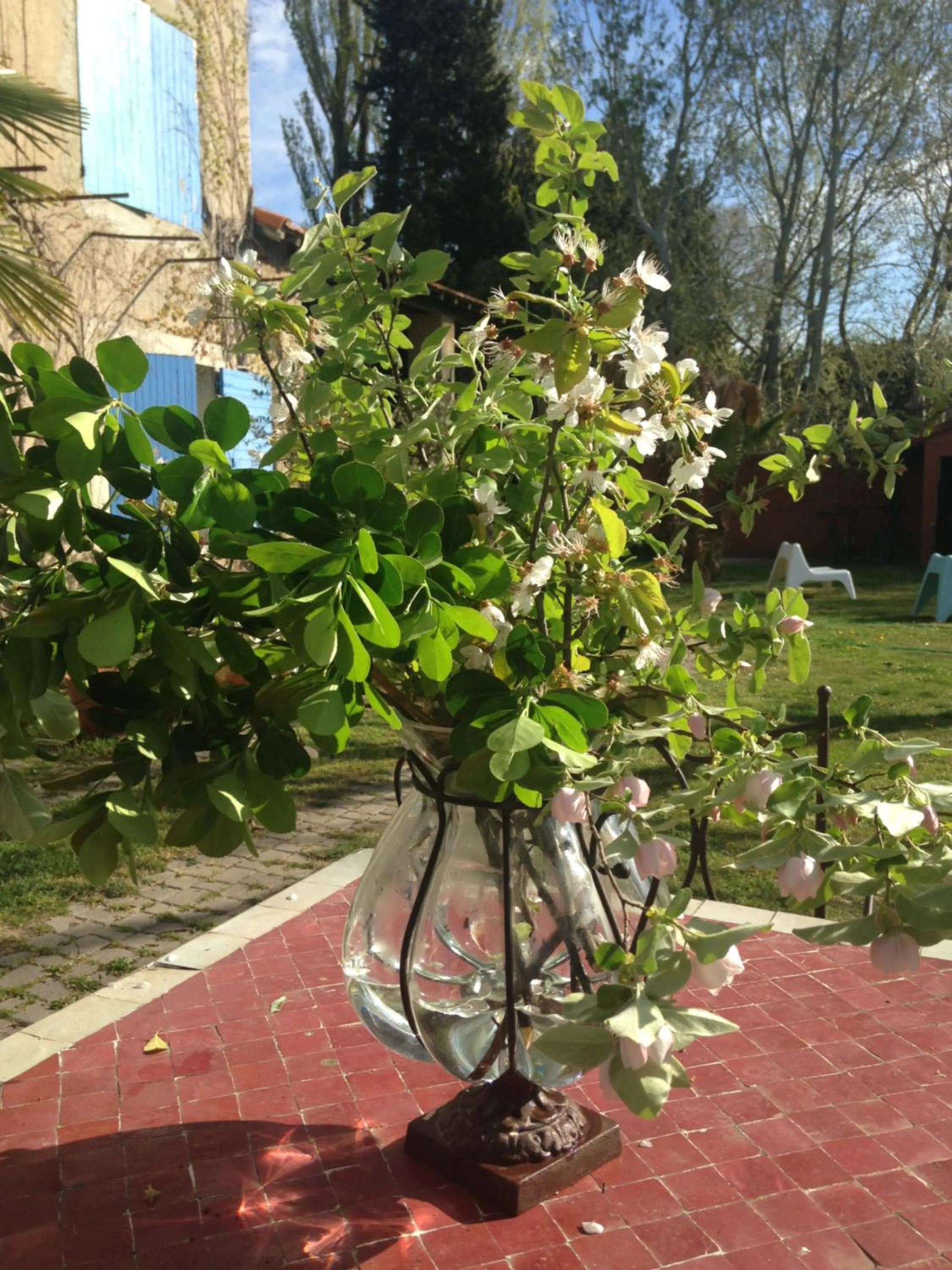 Facade/entrance in Le Mas des Platanes