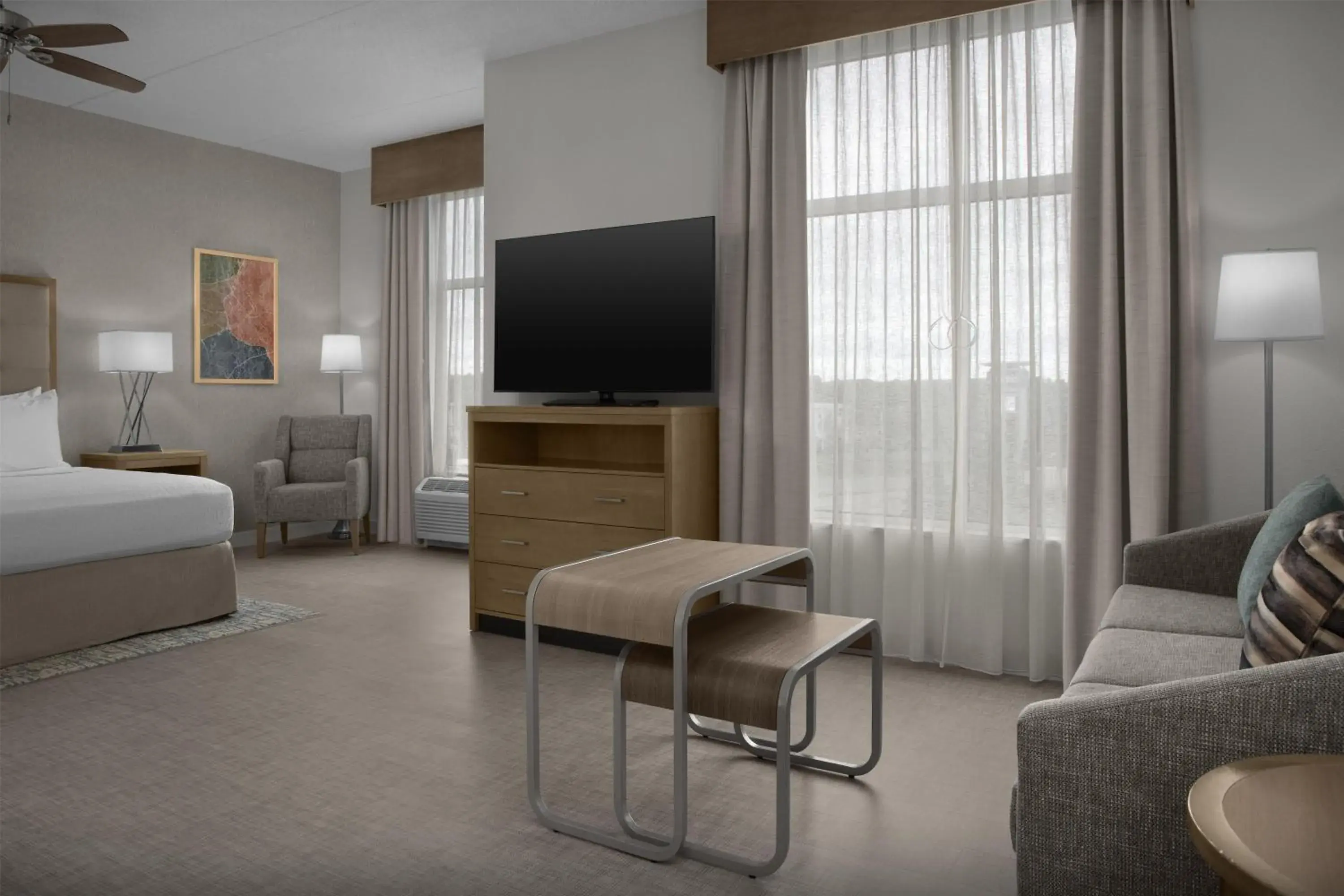 King Studio Suite - Mobility Access/Non-Smoking in Homewood Suites by Hilton Concord King Studio Suite - Mobility Access/Non-Smoking in Homewood Suites by Hilton Concord