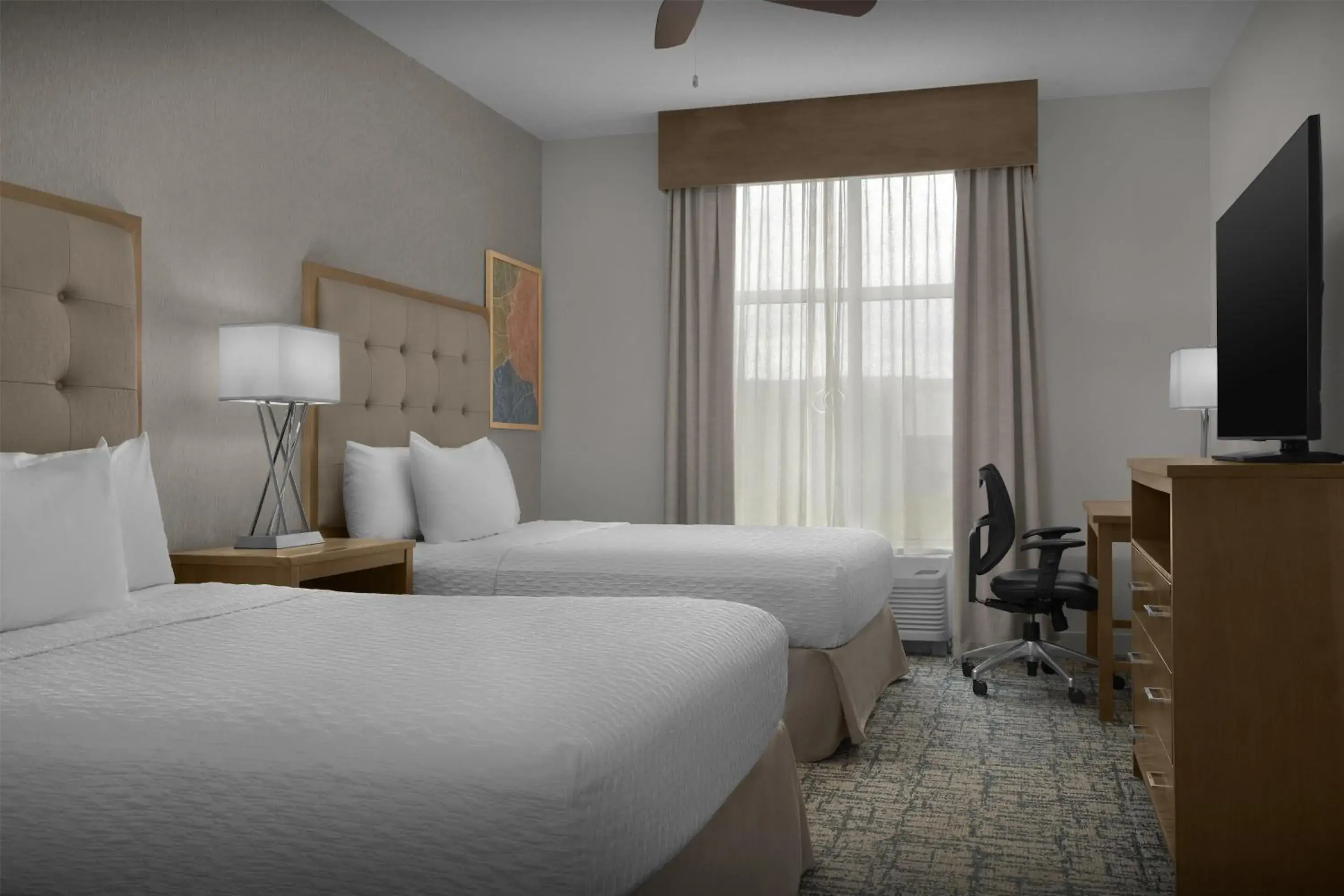 Bed in Homewood Suites by Hilton Concord Bed in Homewood Suites by Hilton Concord