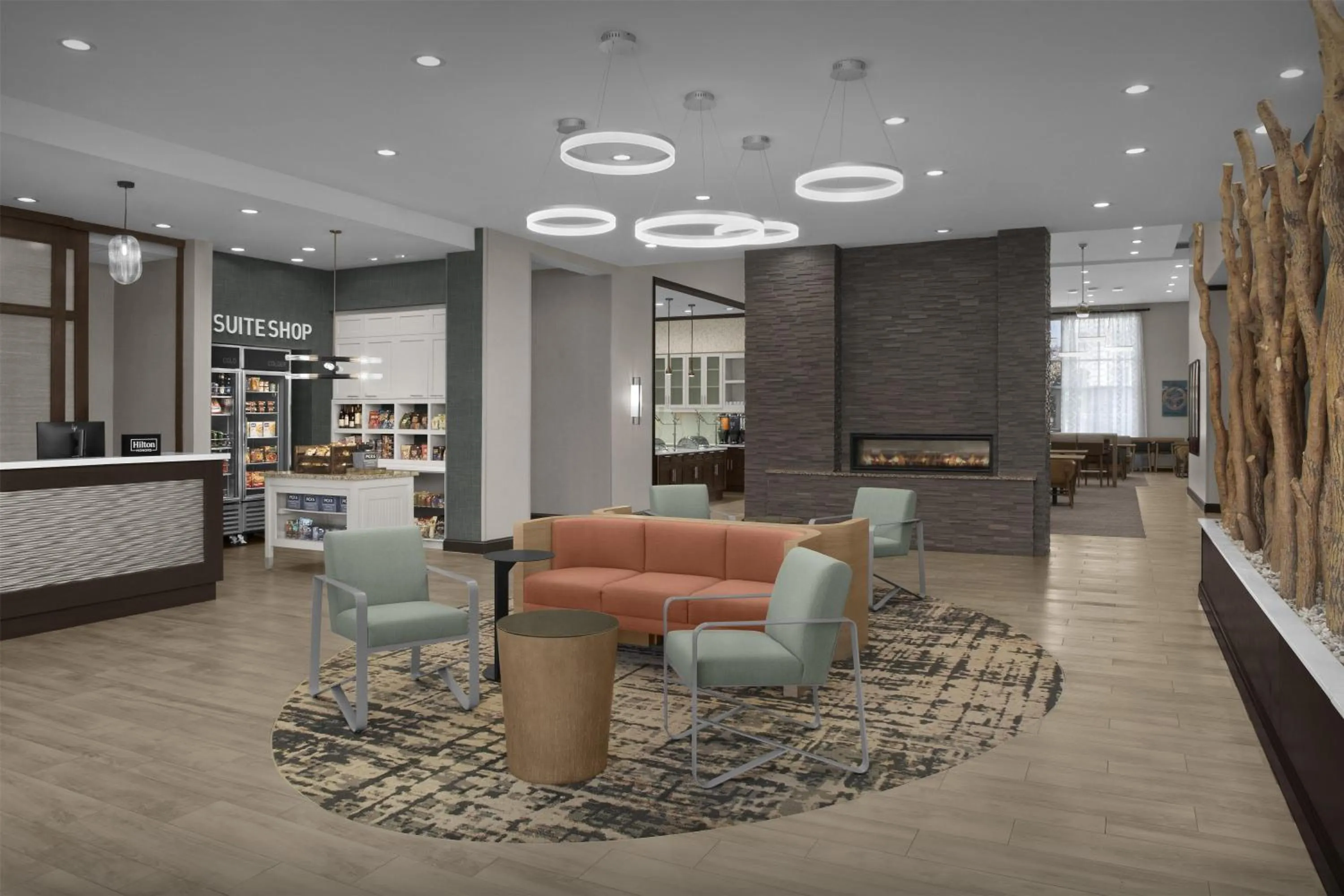 Lobby or reception in Homewood Suites by Hilton Concord