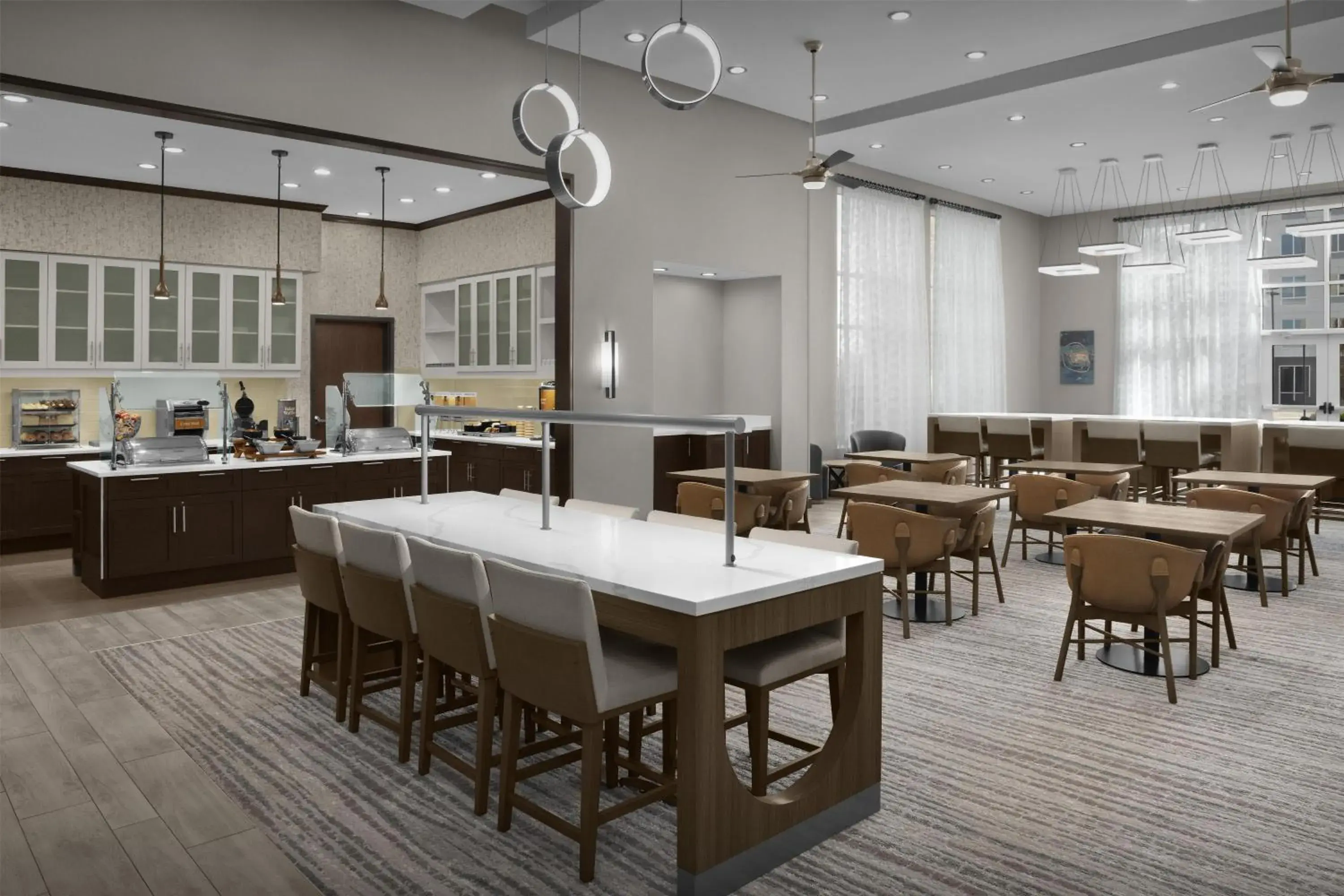 Breakfast in Homewood Suites by Hilton Concord Breakfast in Homewood Suites by Hilton Concord