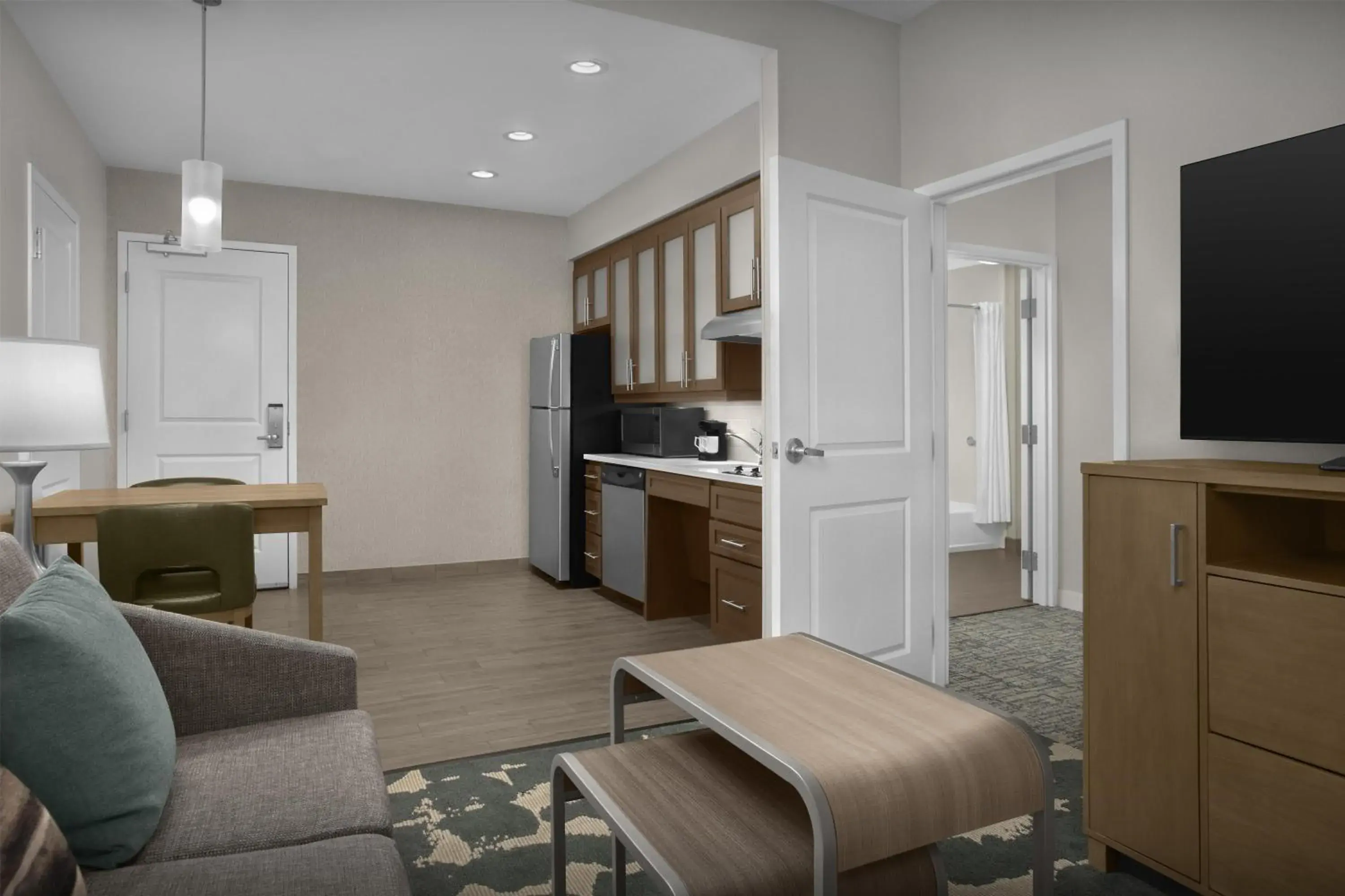 Living room in Homewood Suites by Hilton Concord Living room in Homewood Suites by Hilton Concord