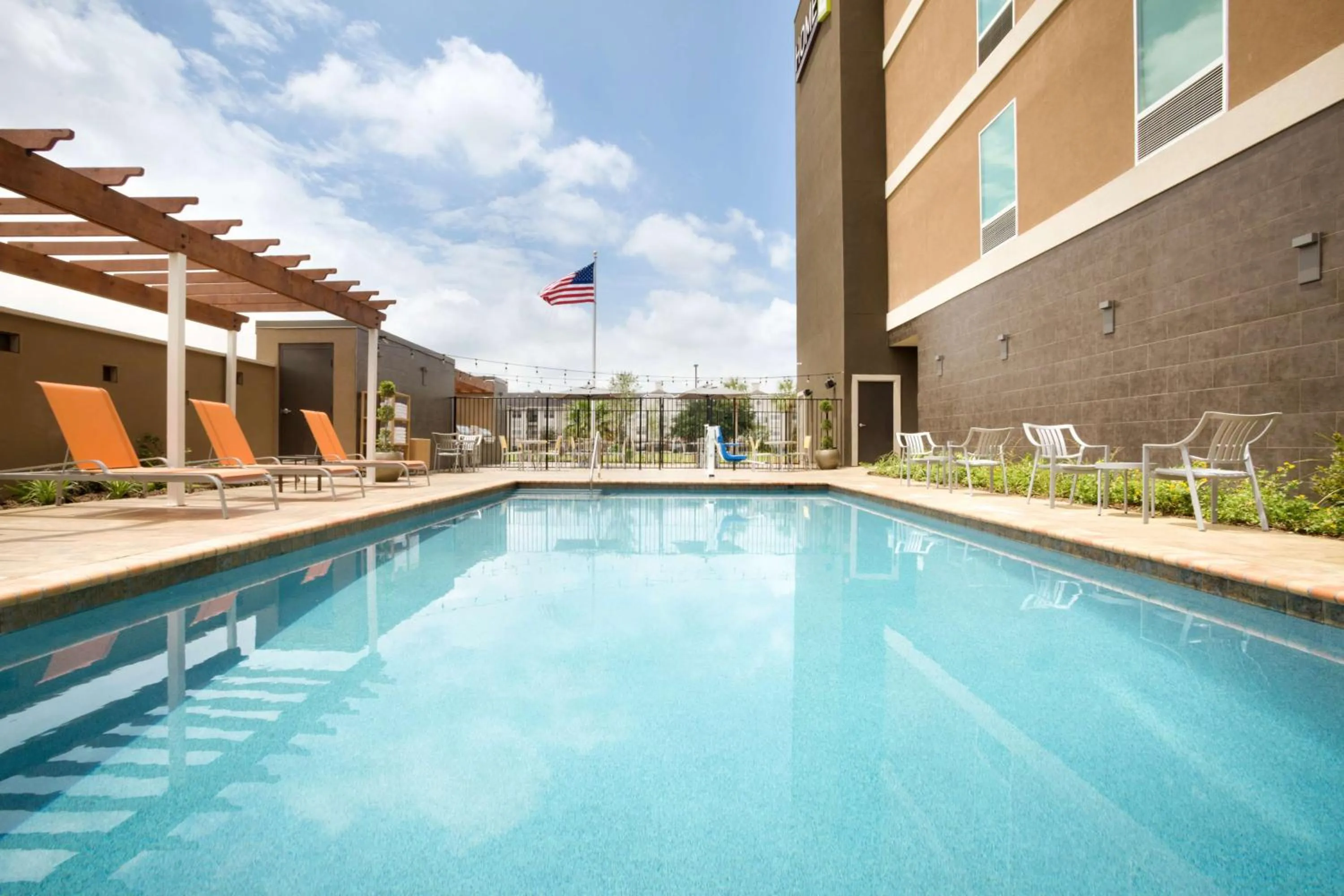Pool view in Home2 Suites by Hilton Houston Webster