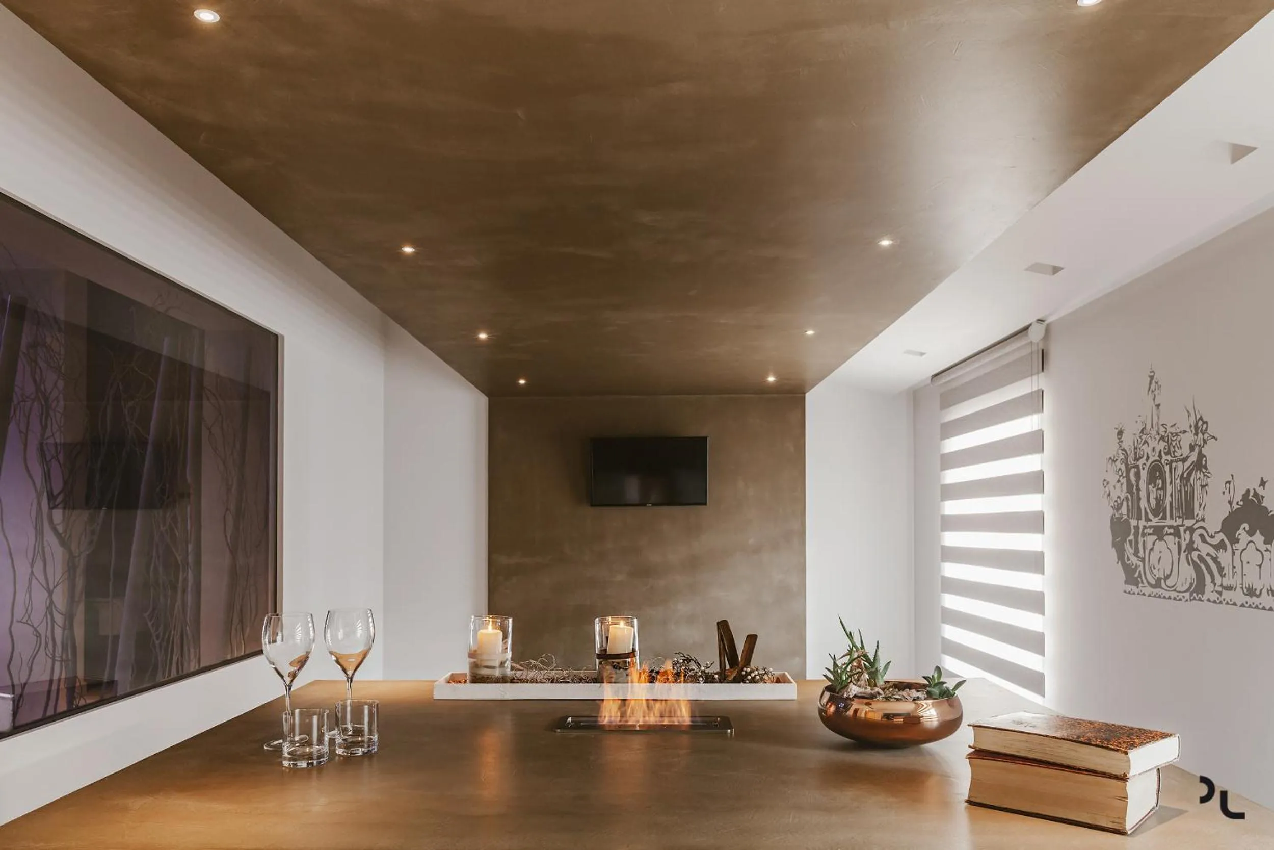 Photo of the whole room in La Residenza del Monaco bianco