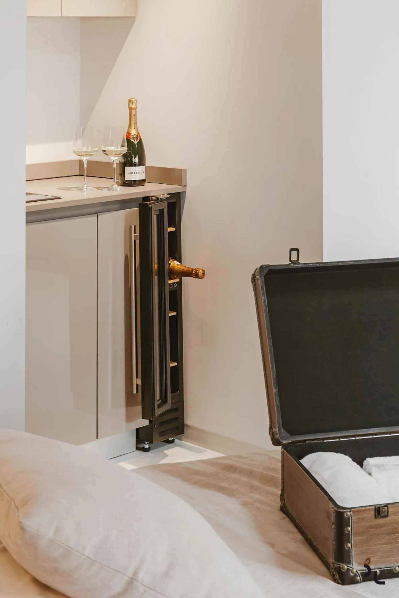 Kitchen or kitchenette in La Residenza del Monaco bianco