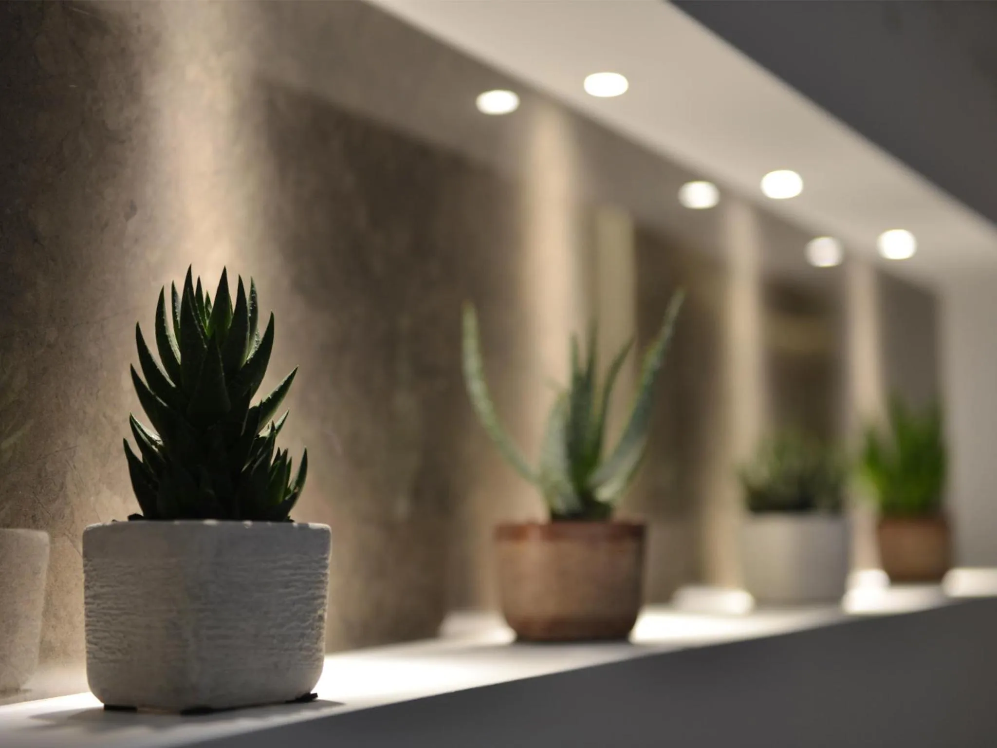 Decorative detail in La Residenza del Monaco bianco