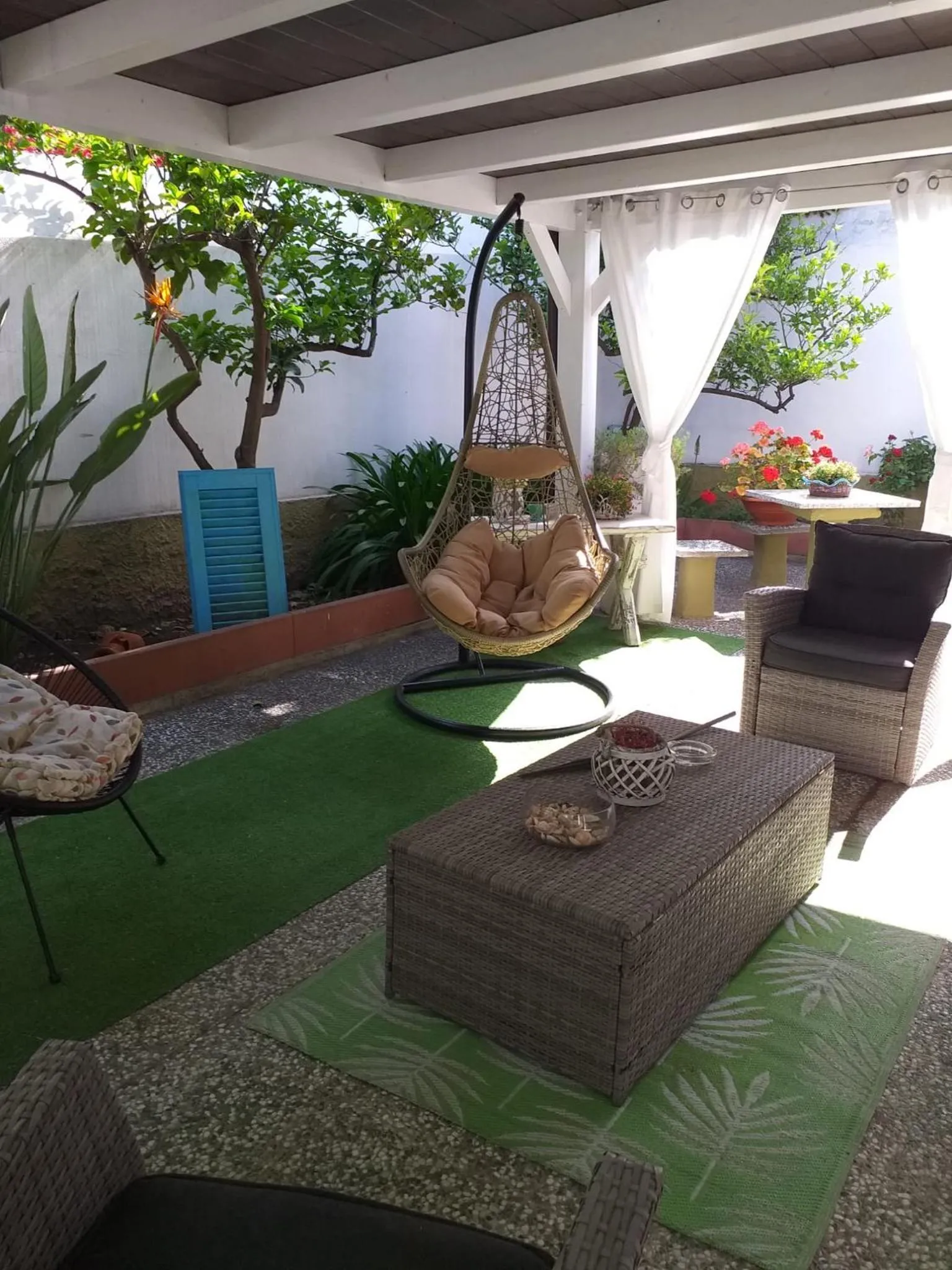 Patio in Affittacamere da Arianna