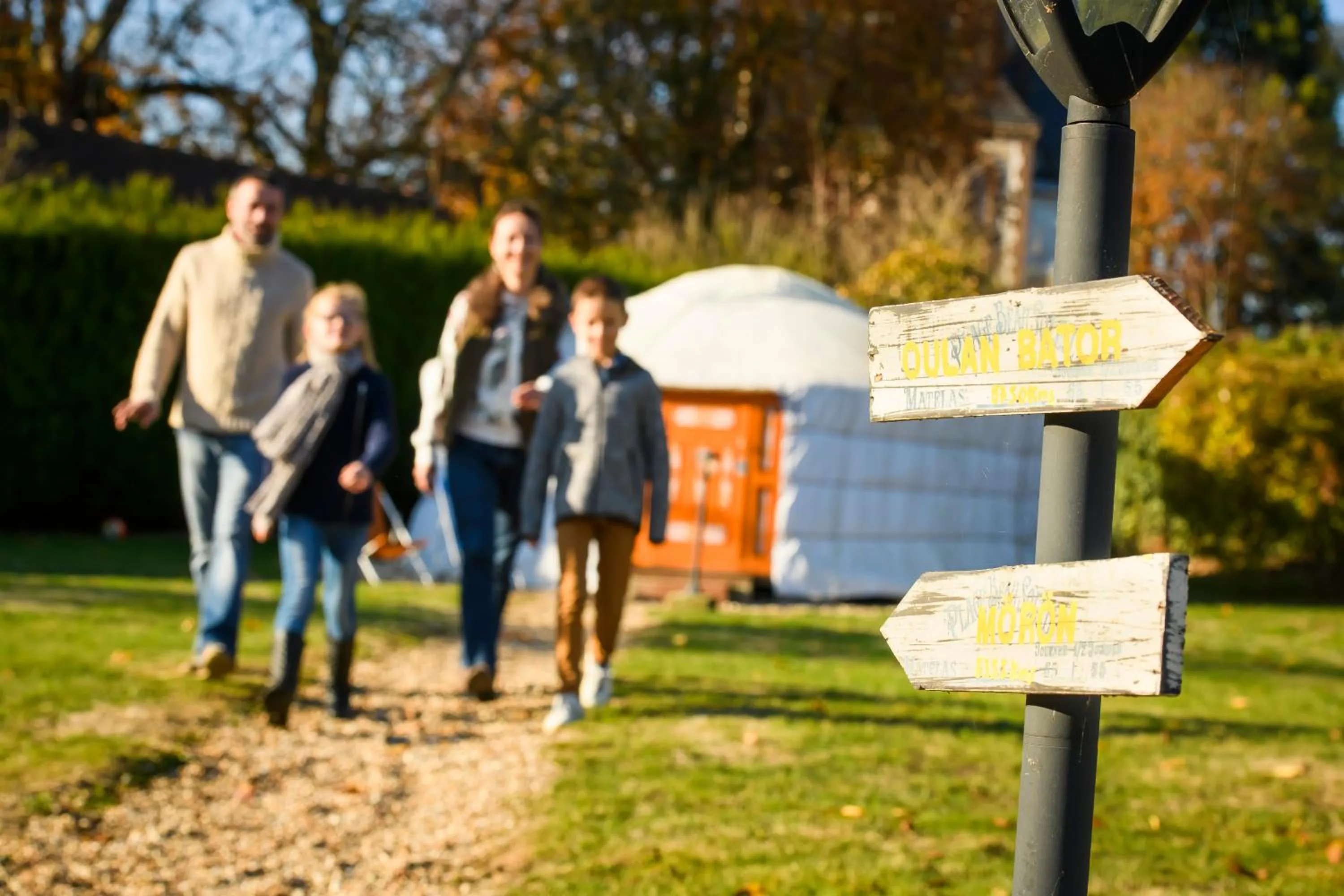 Garden in Le Village des Templiers