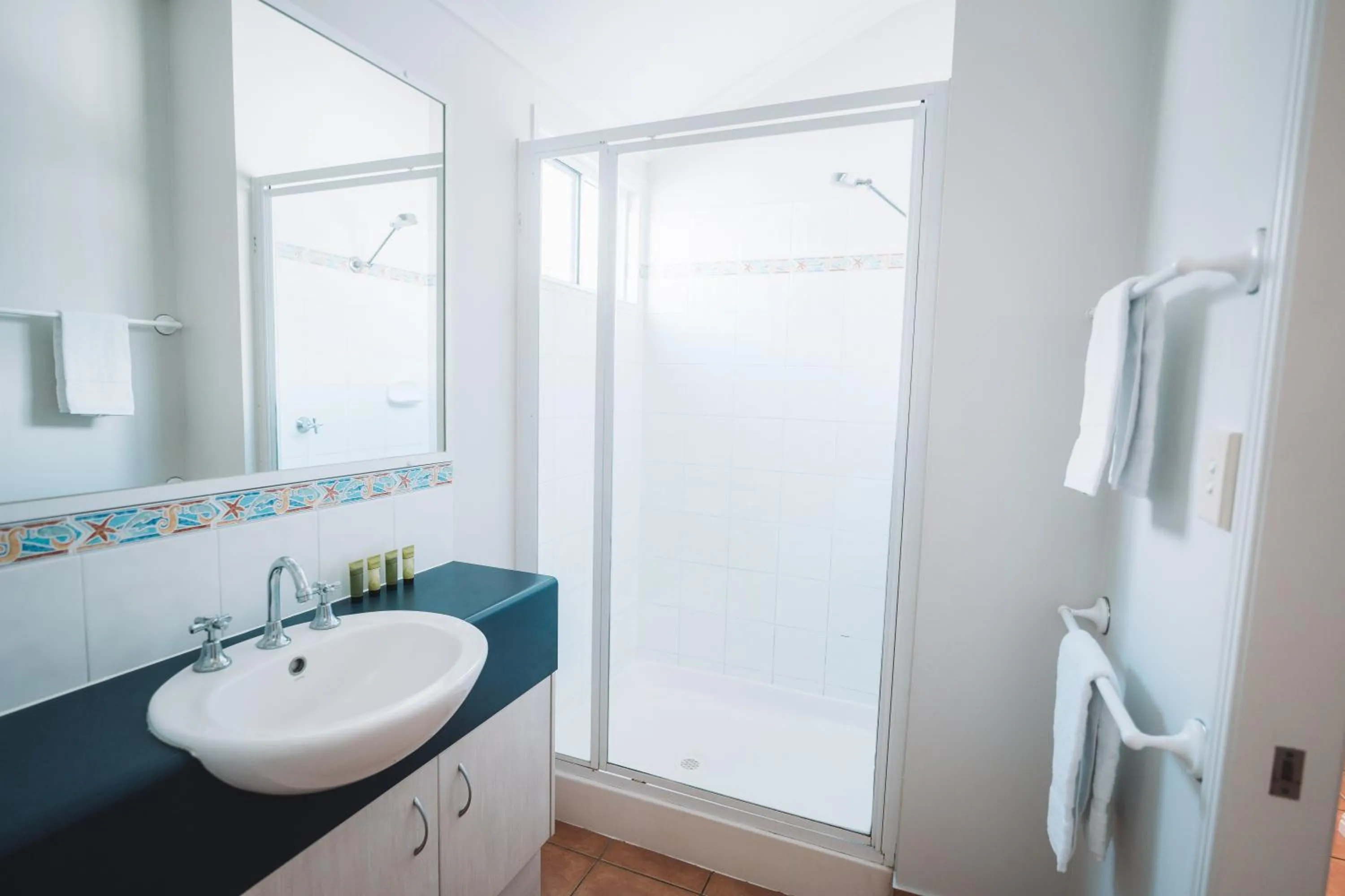 Bathroom in BIG4 Rainbow Beach Holiday Park
