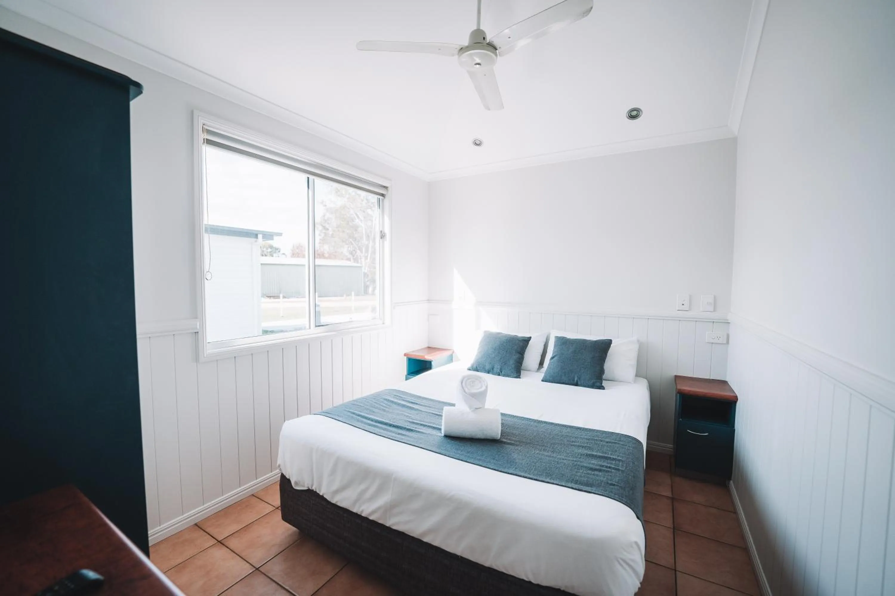 Bedroom, Bed in BIG4 Rainbow Beach Holiday Park