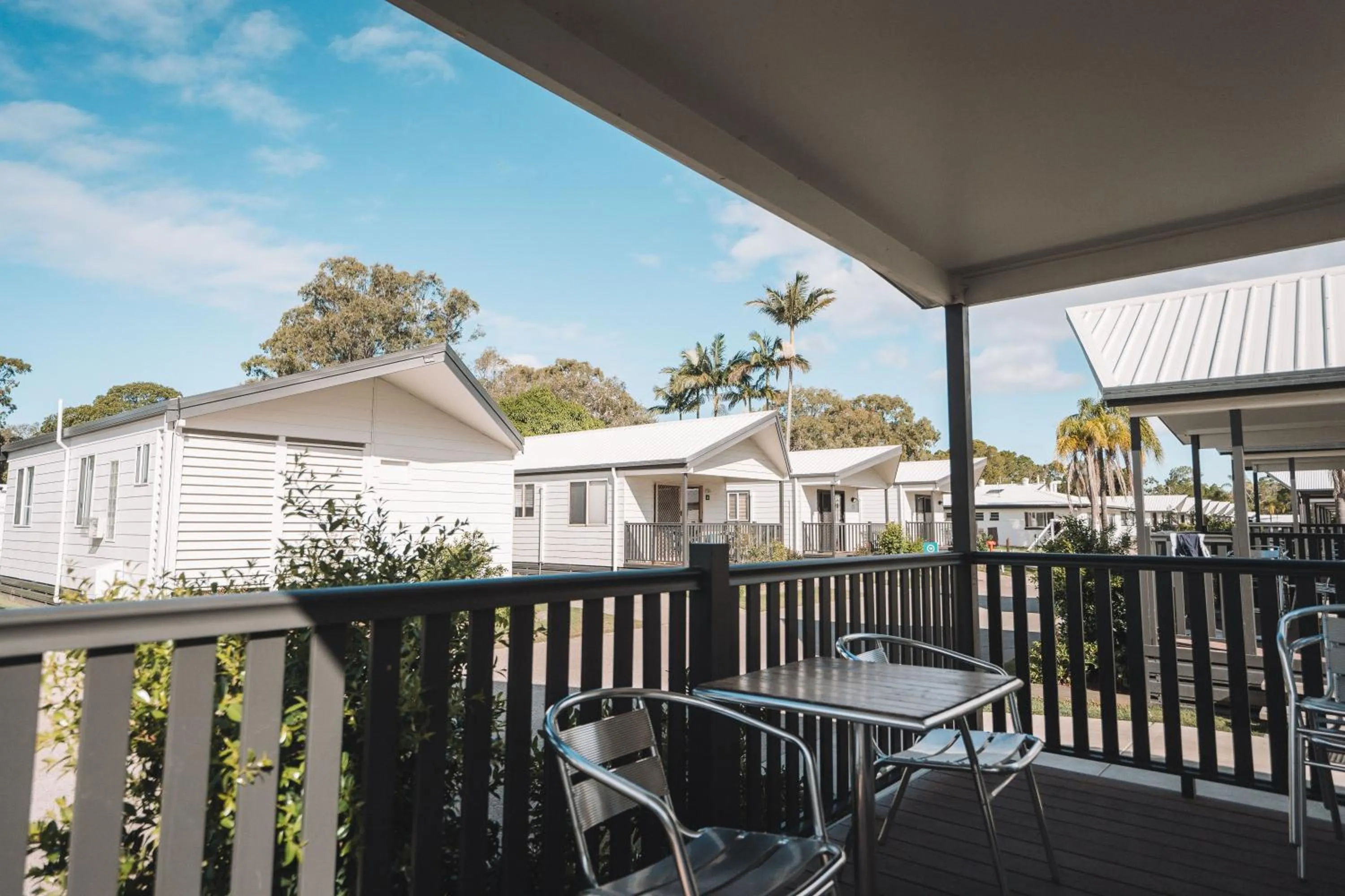 Balcony/Terrace in BIG4 Rainbow Beach Holiday Park