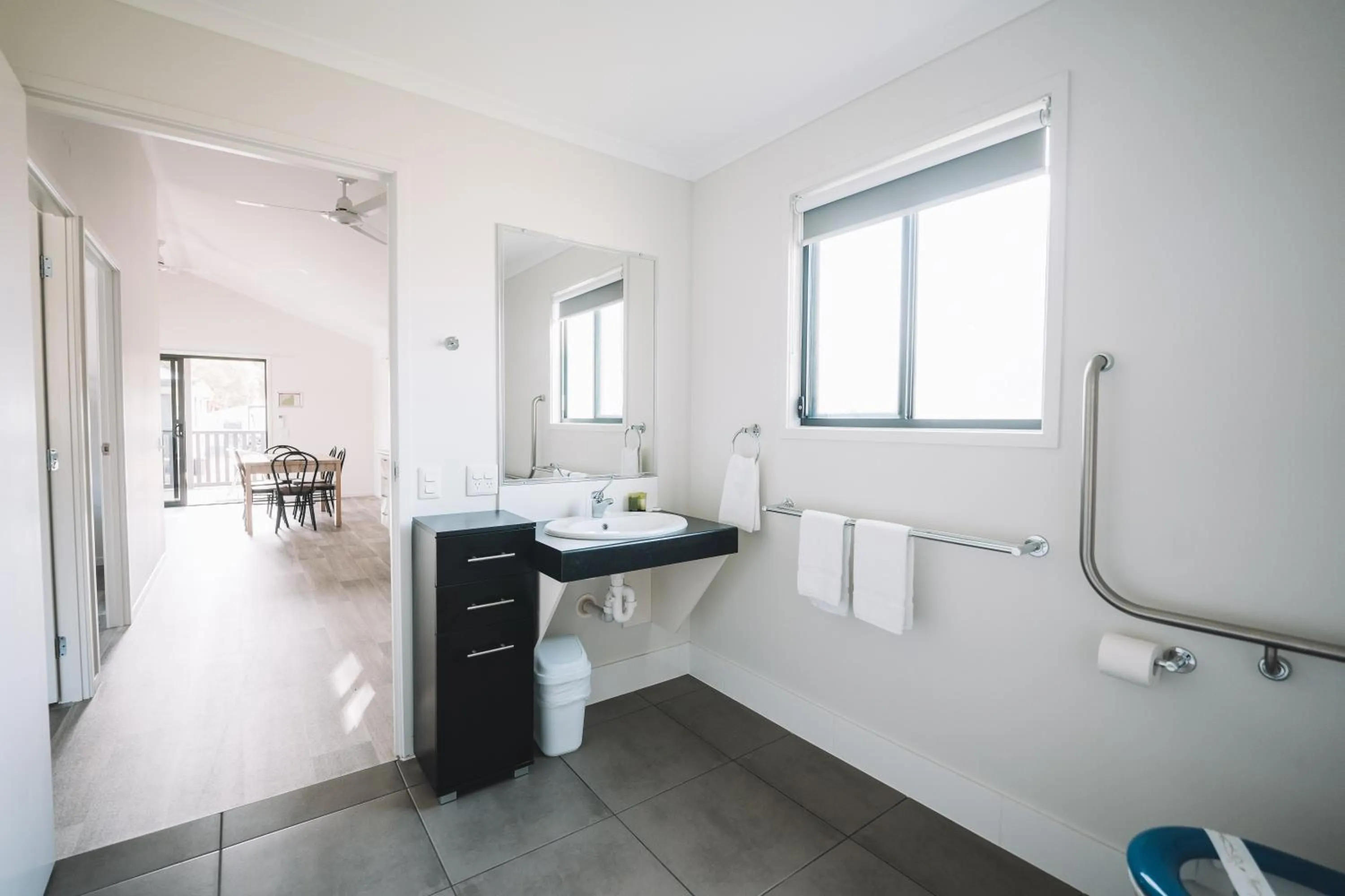 Bathroom in BIG4 Rainbow Beach Holiday Park