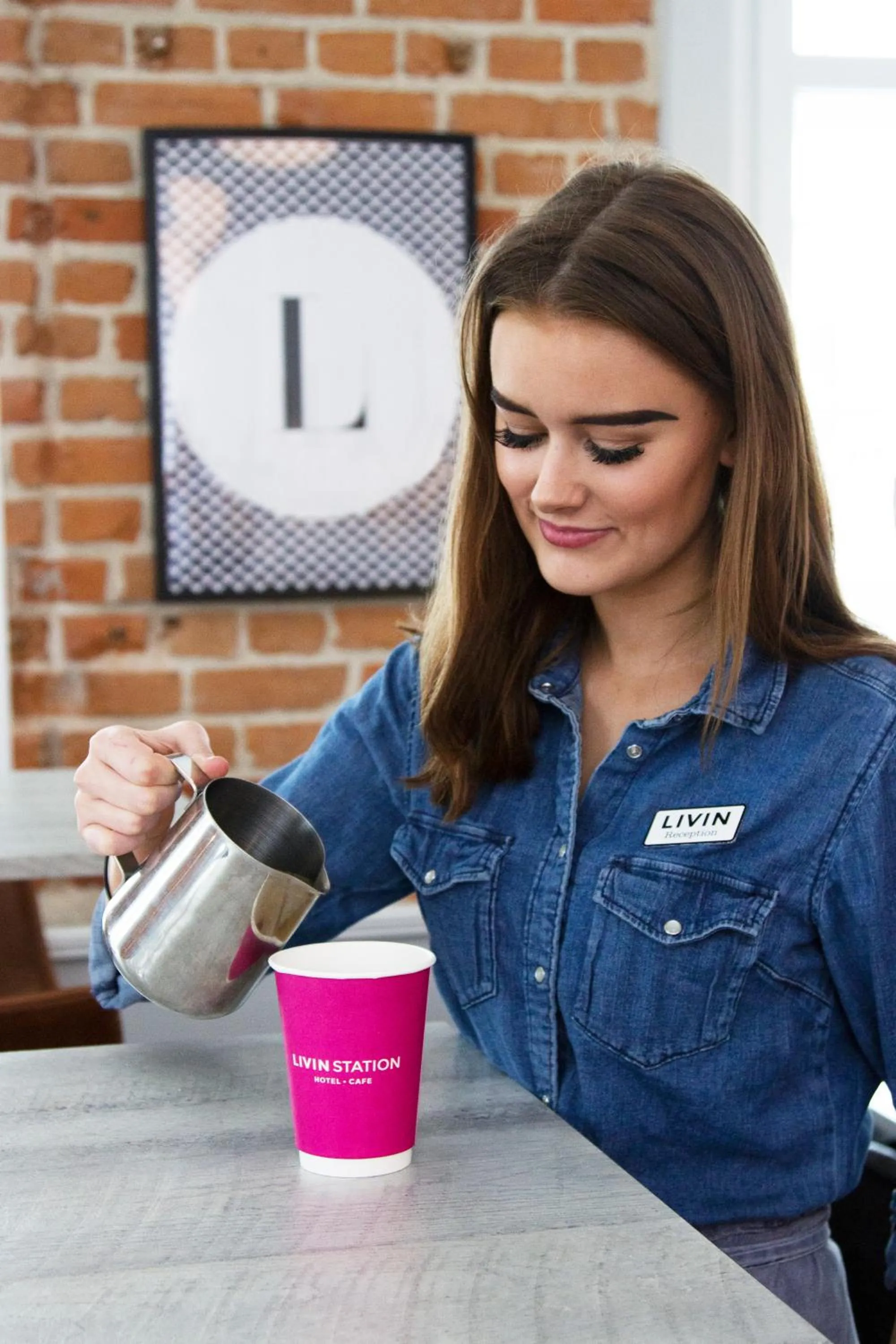 Staff in Livin Station Hotel