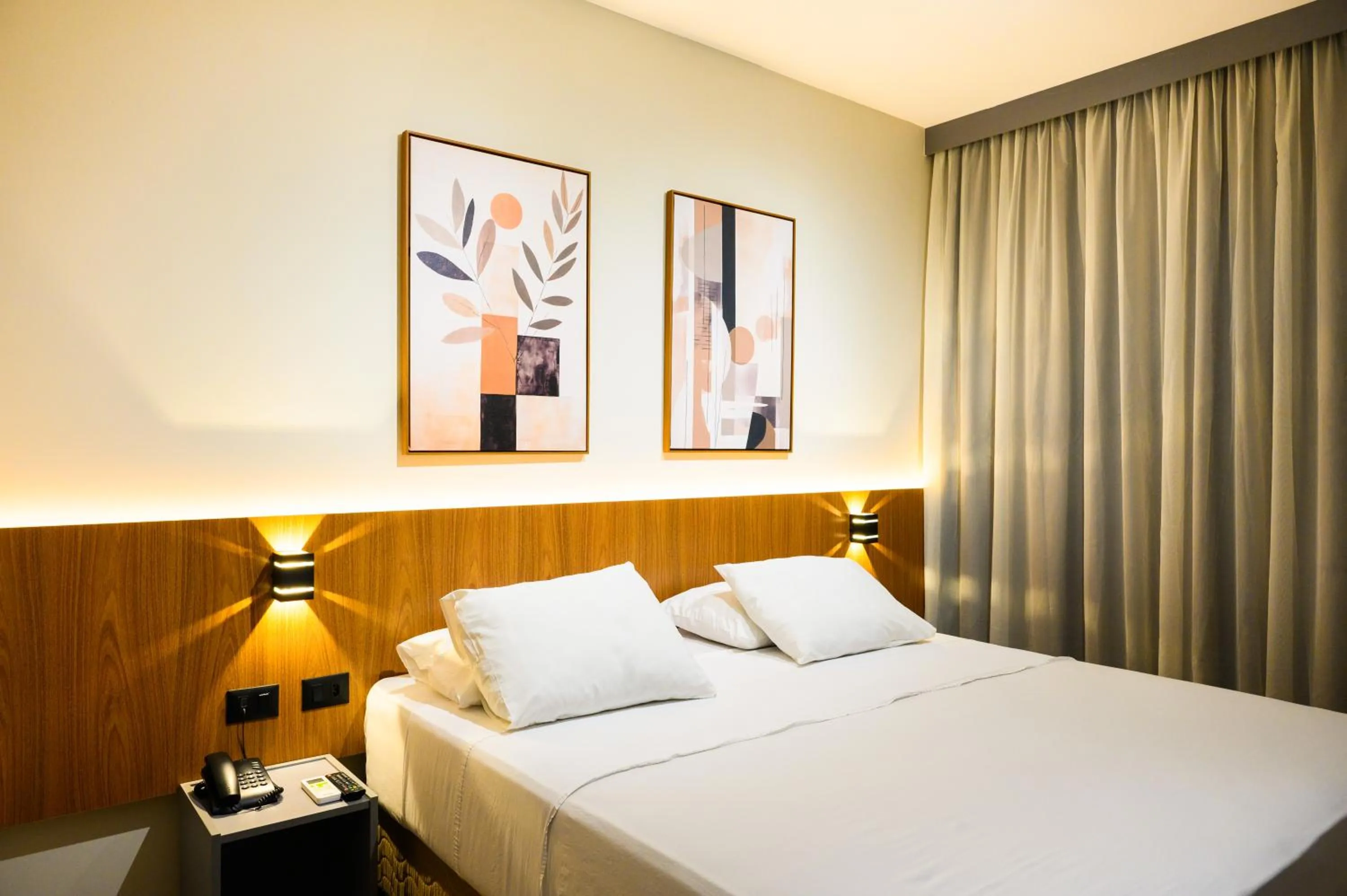 Bedroom, Bed in Slaviero Londrina Flat