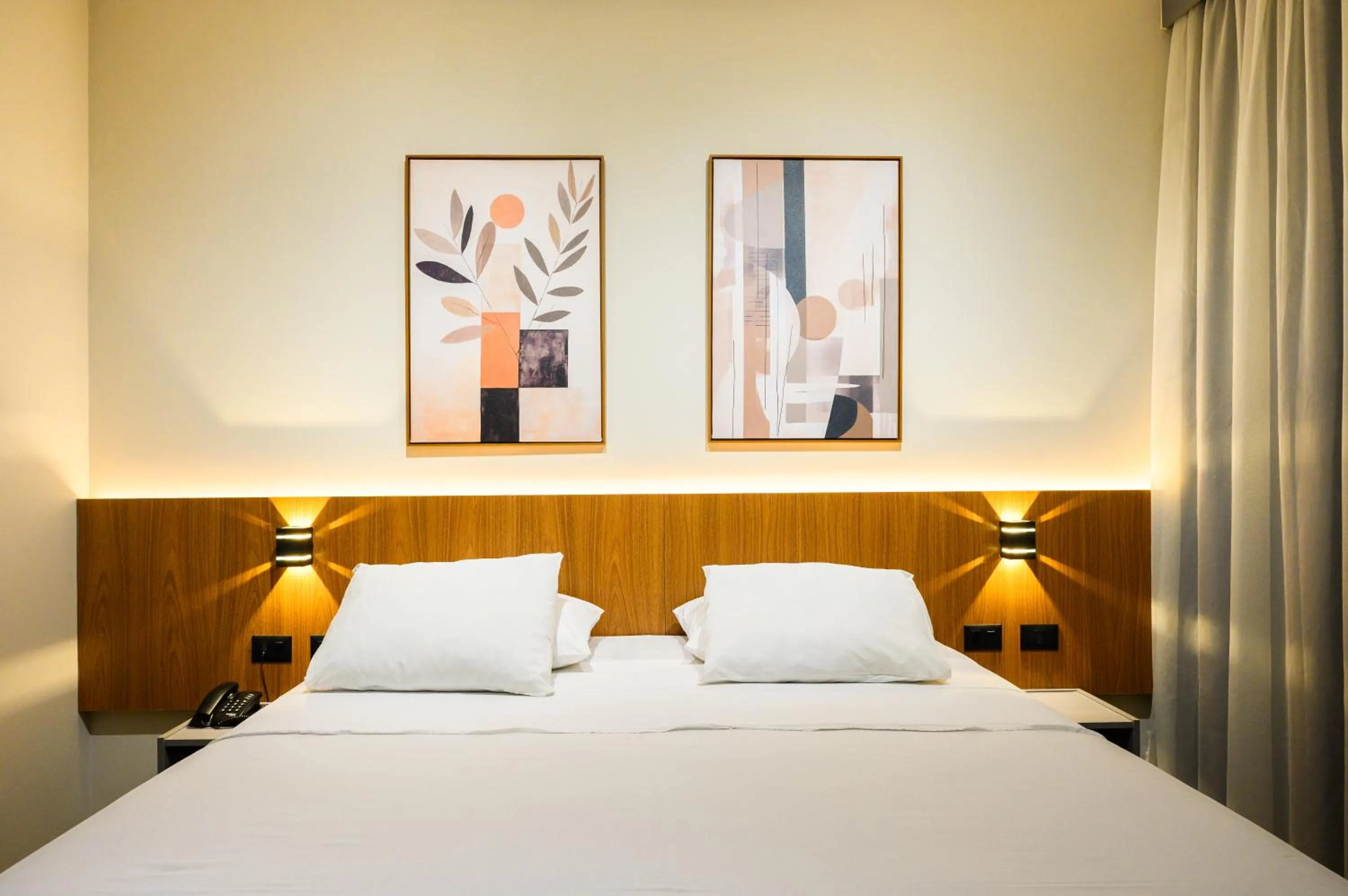 Bed in Slaviero Londrina Flat