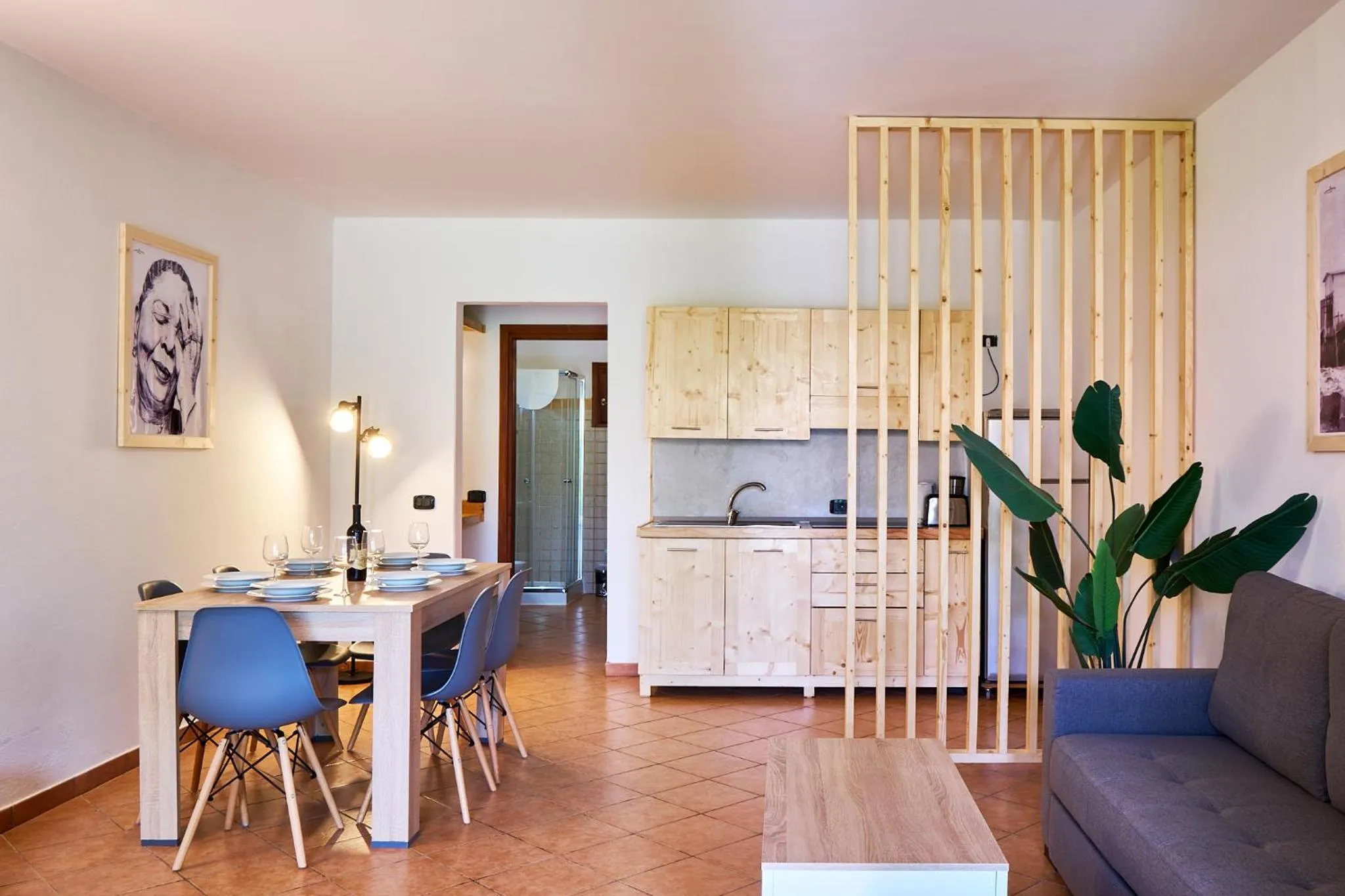 Kitchen or kitchenette in Porto Antigo Hotel BB