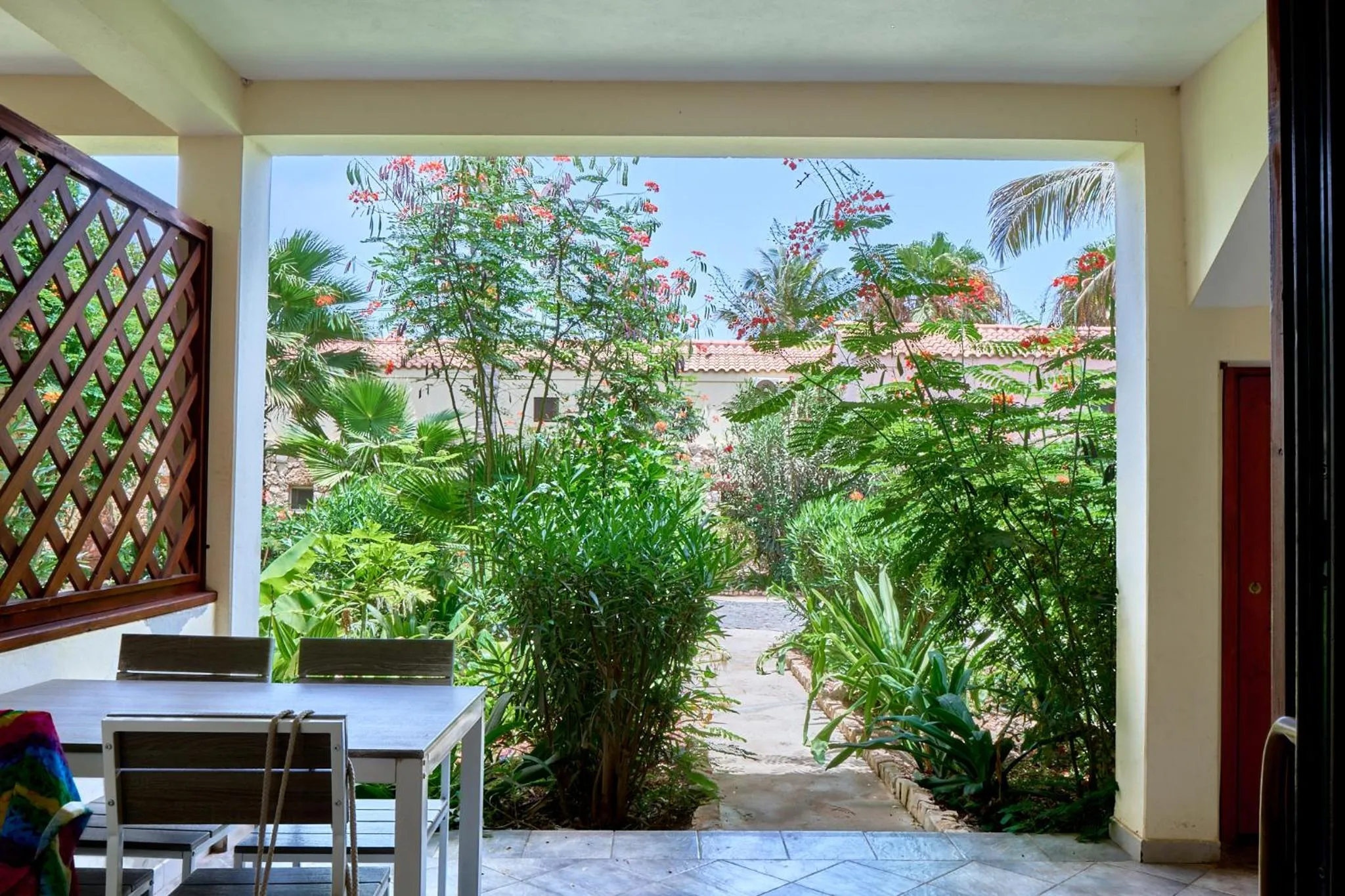 Garden view in Porto Antigo Hotel BB