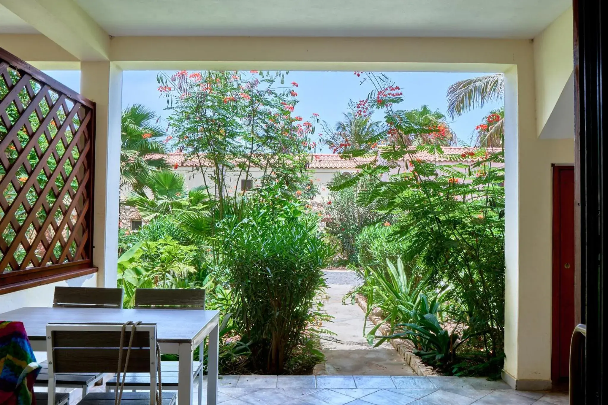 Garden view in Porto Antigo Hotel BB Garden view in Porto Antigo Hotel BB