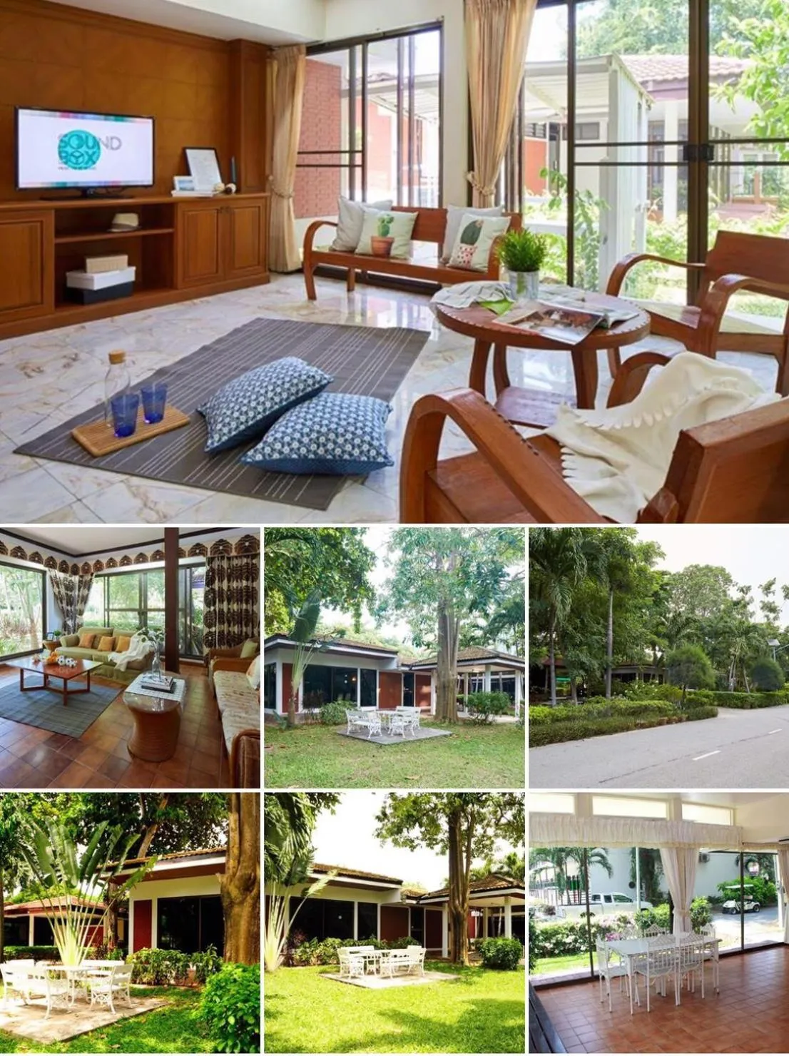 Living room in Villa Navin