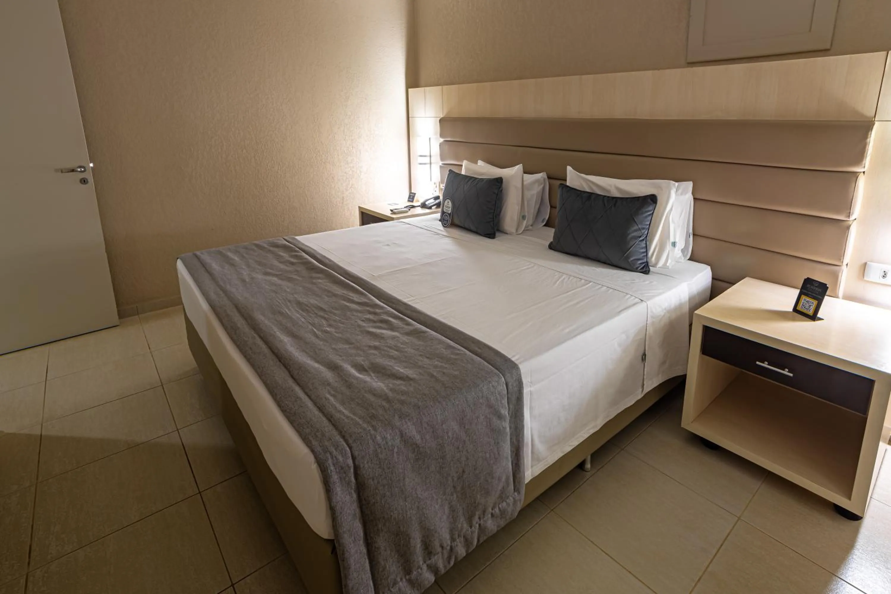 Bed in Hotel Metrópole Maringá