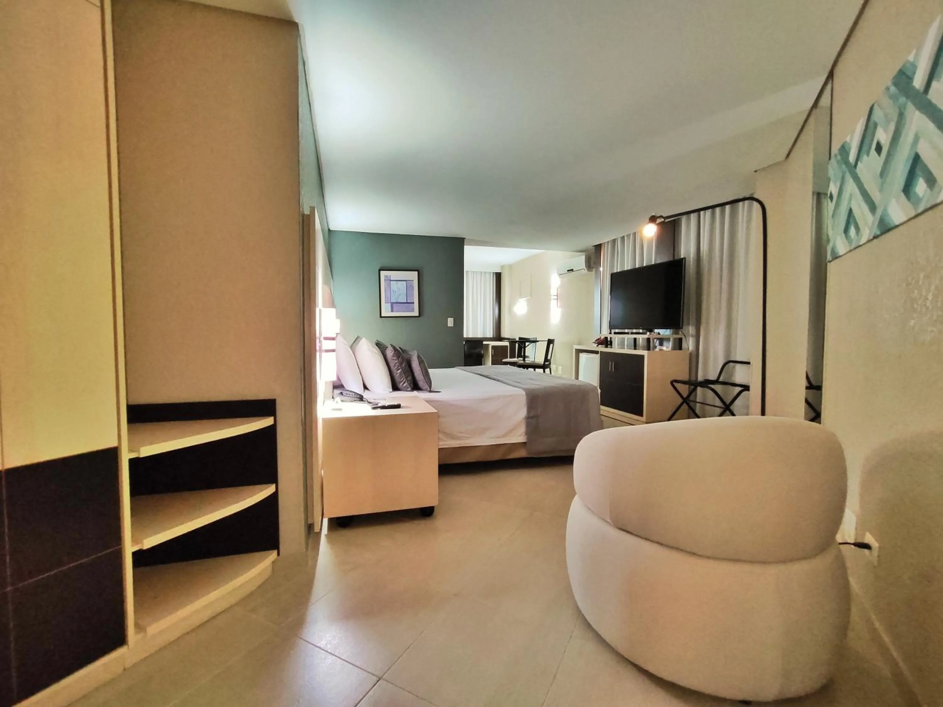 Bed in Hotel Metrópole Maringá