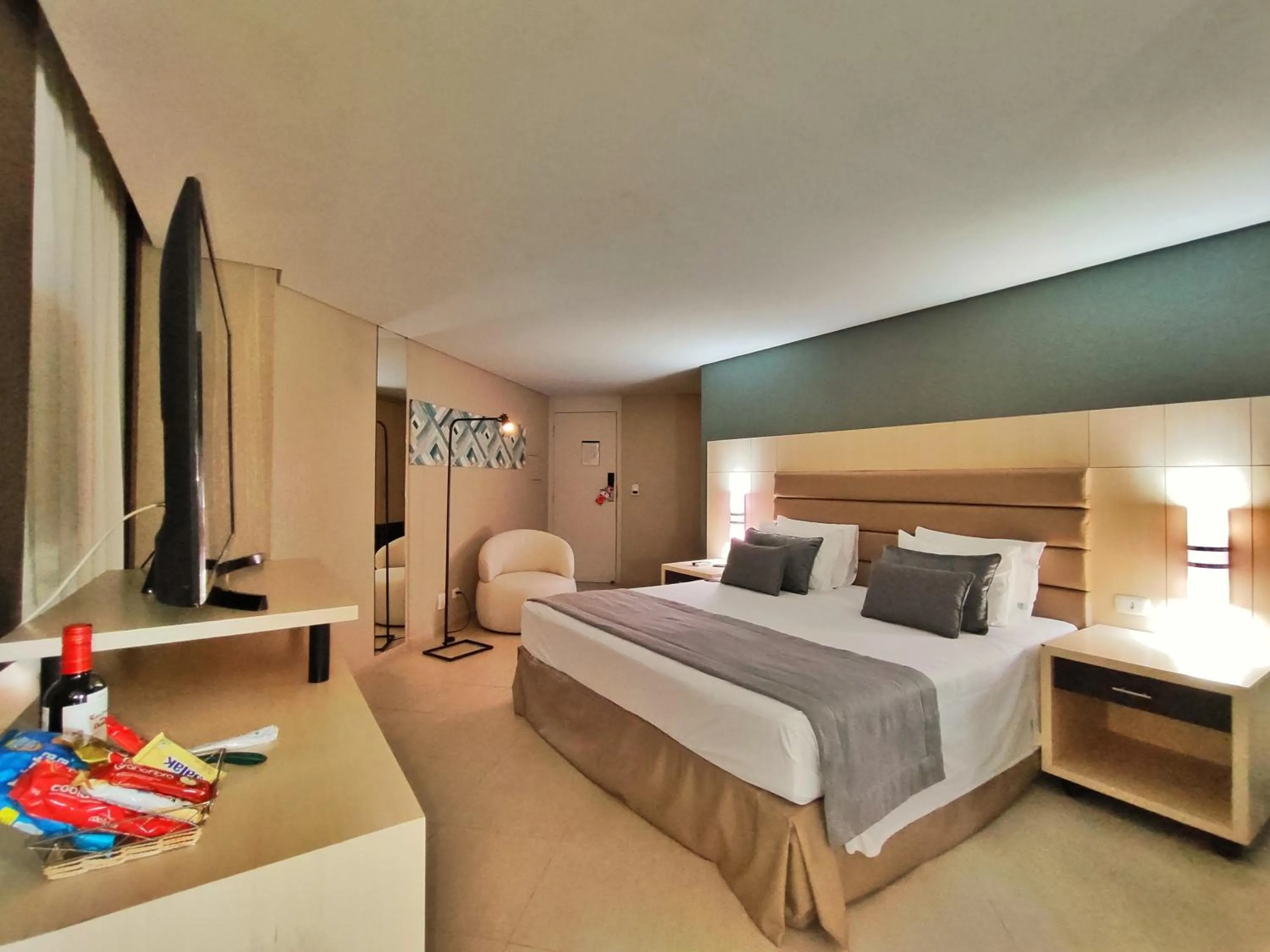 Bed in Hotel Metrópole Maringá