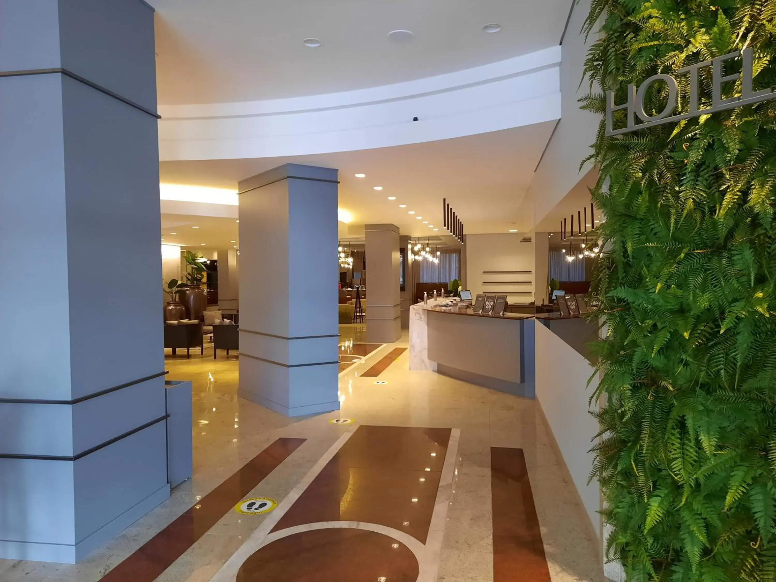 Lobby or reception in Hotel Metrópole Maringá Lobby or reception in Hotel Metrópole Maringá