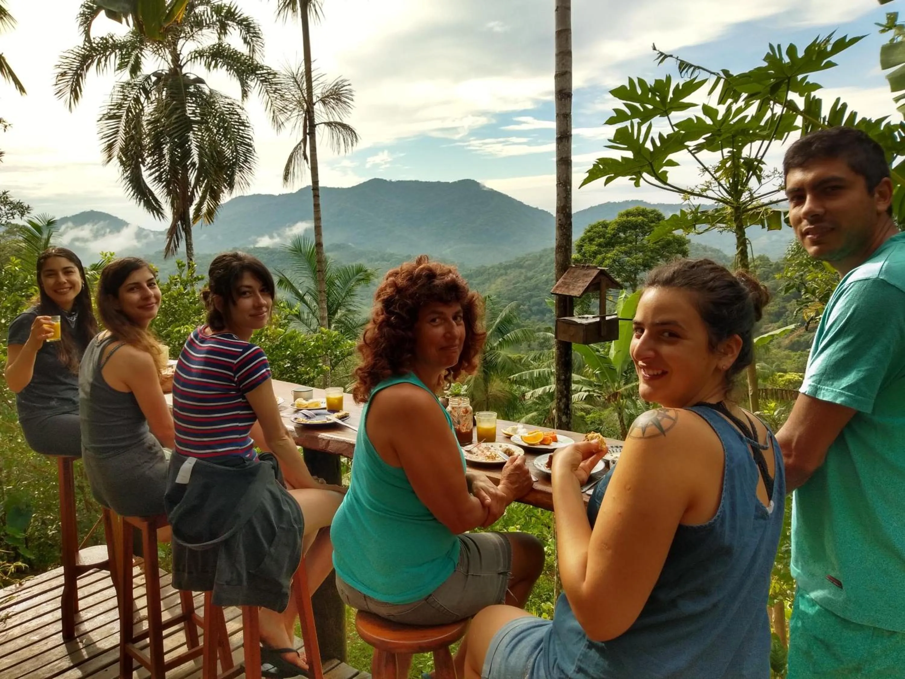 People in Eco Hostel Organic Life