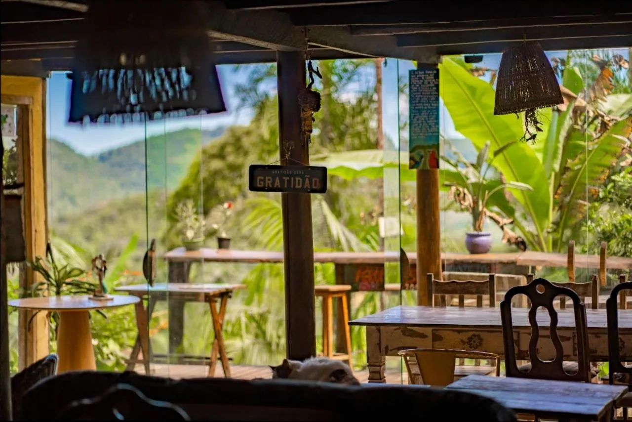 Seating area in Eco Hostel Organic Life