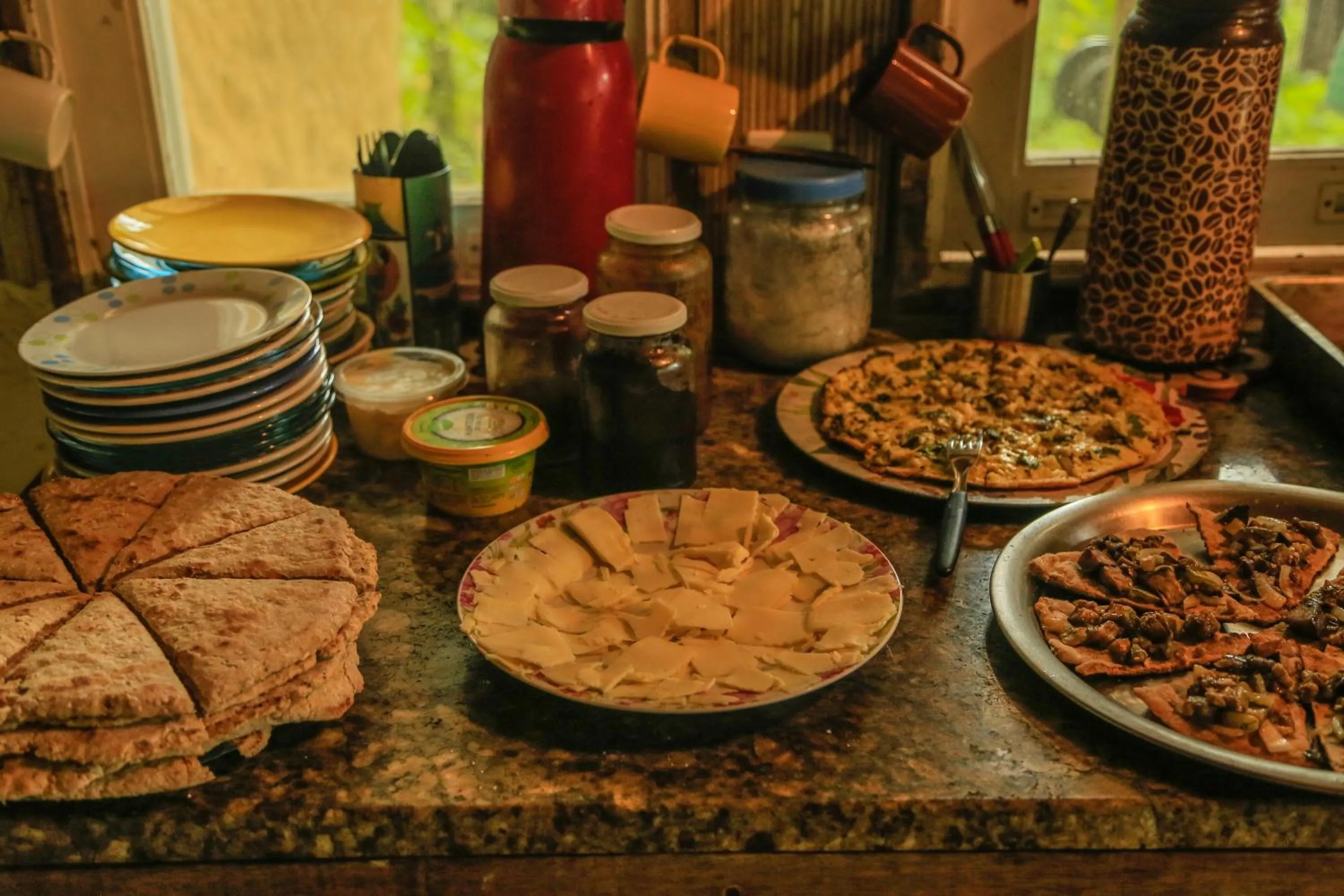 Breakfast in Eco Hostel Organic Life