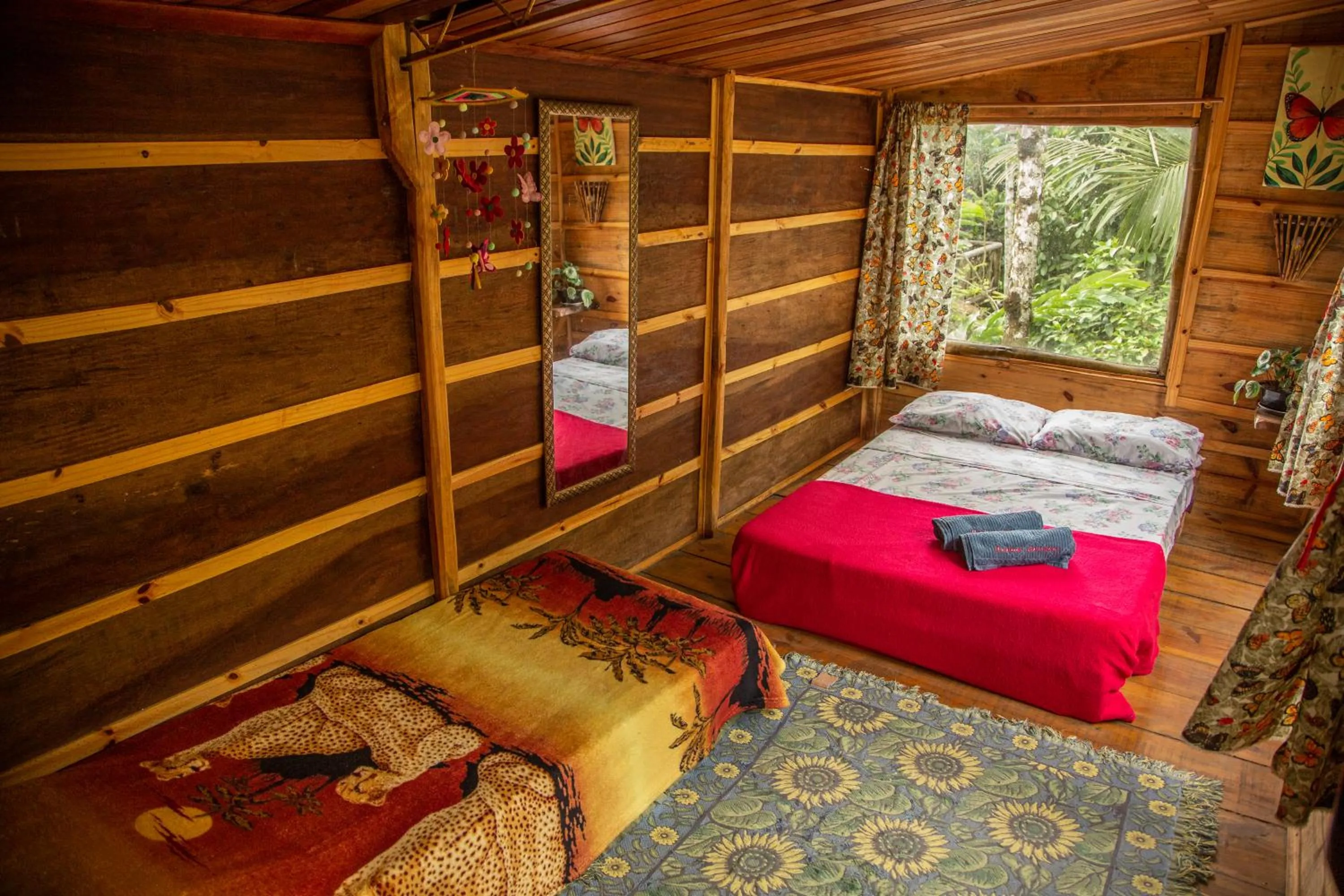 View (from property/room), Bed in Eco Hostel Organic Life