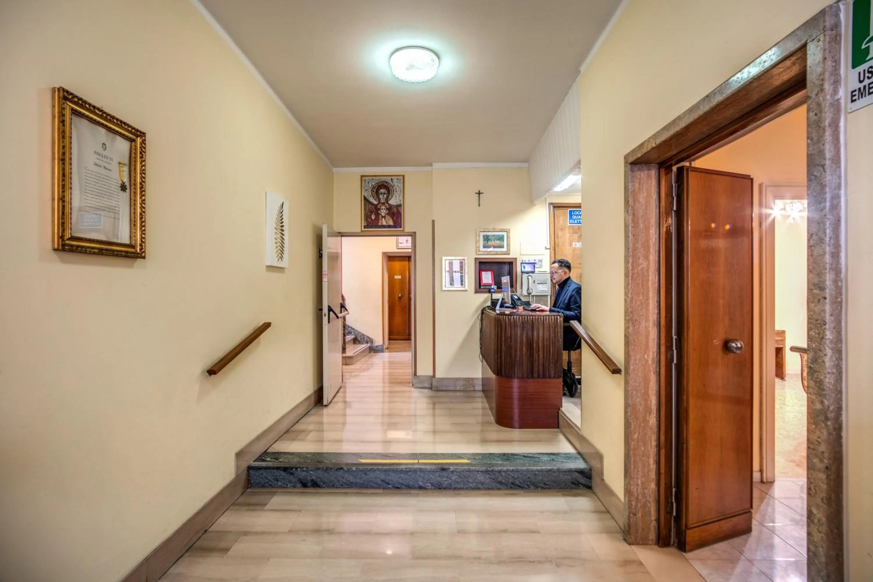 Lobby or reception in Casa per Ferie Ravasco San Pietro