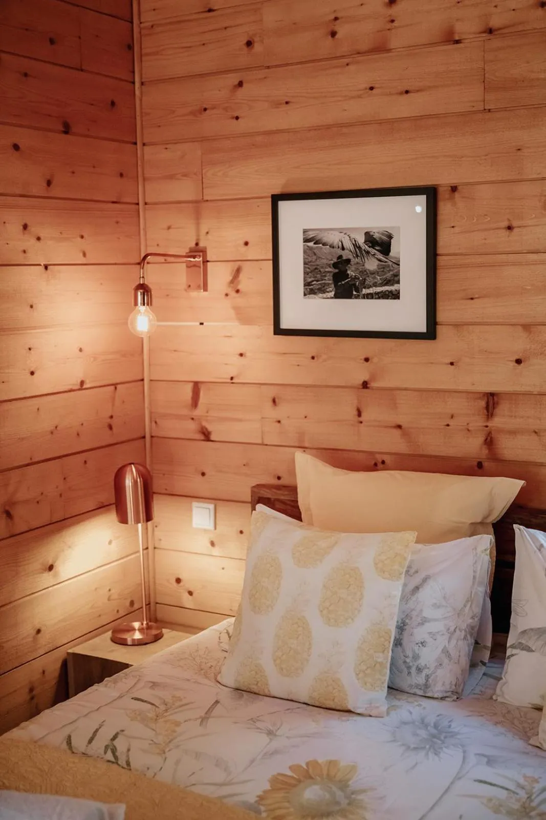 Bed in Cabane Rouge-Gorge