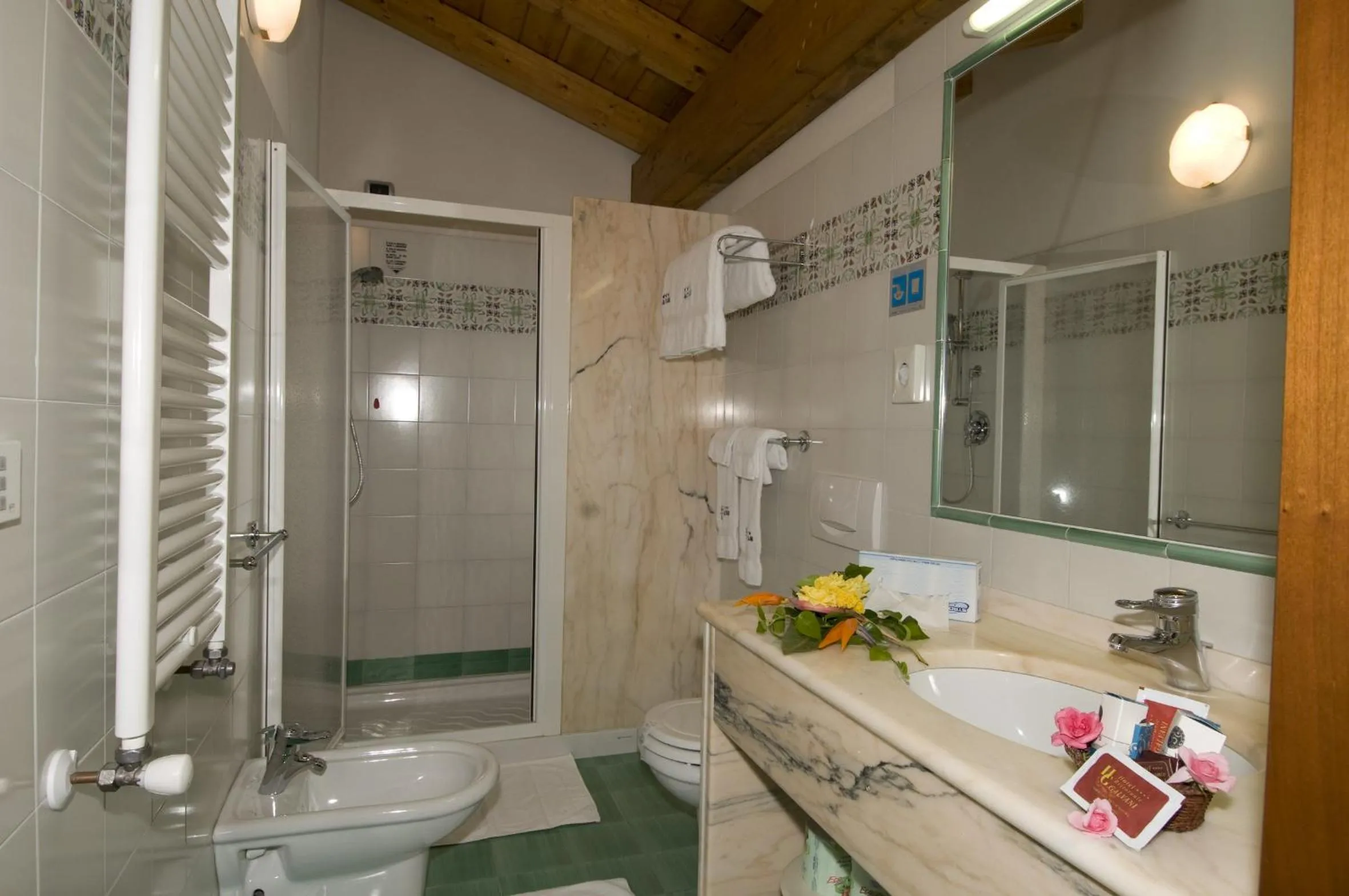 Bathroom in Hotel Galvani