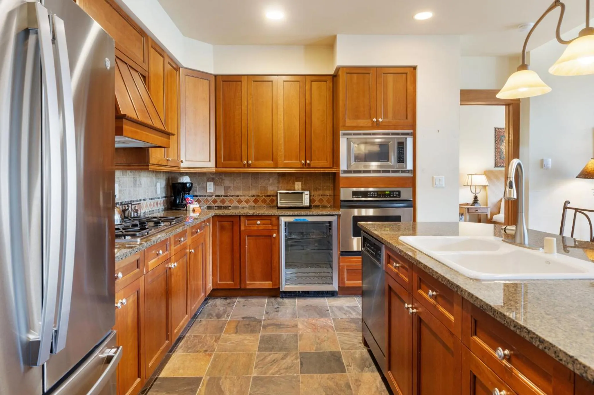 Communal kitchen in Timbers & Lone Eagle by Keystone Resort