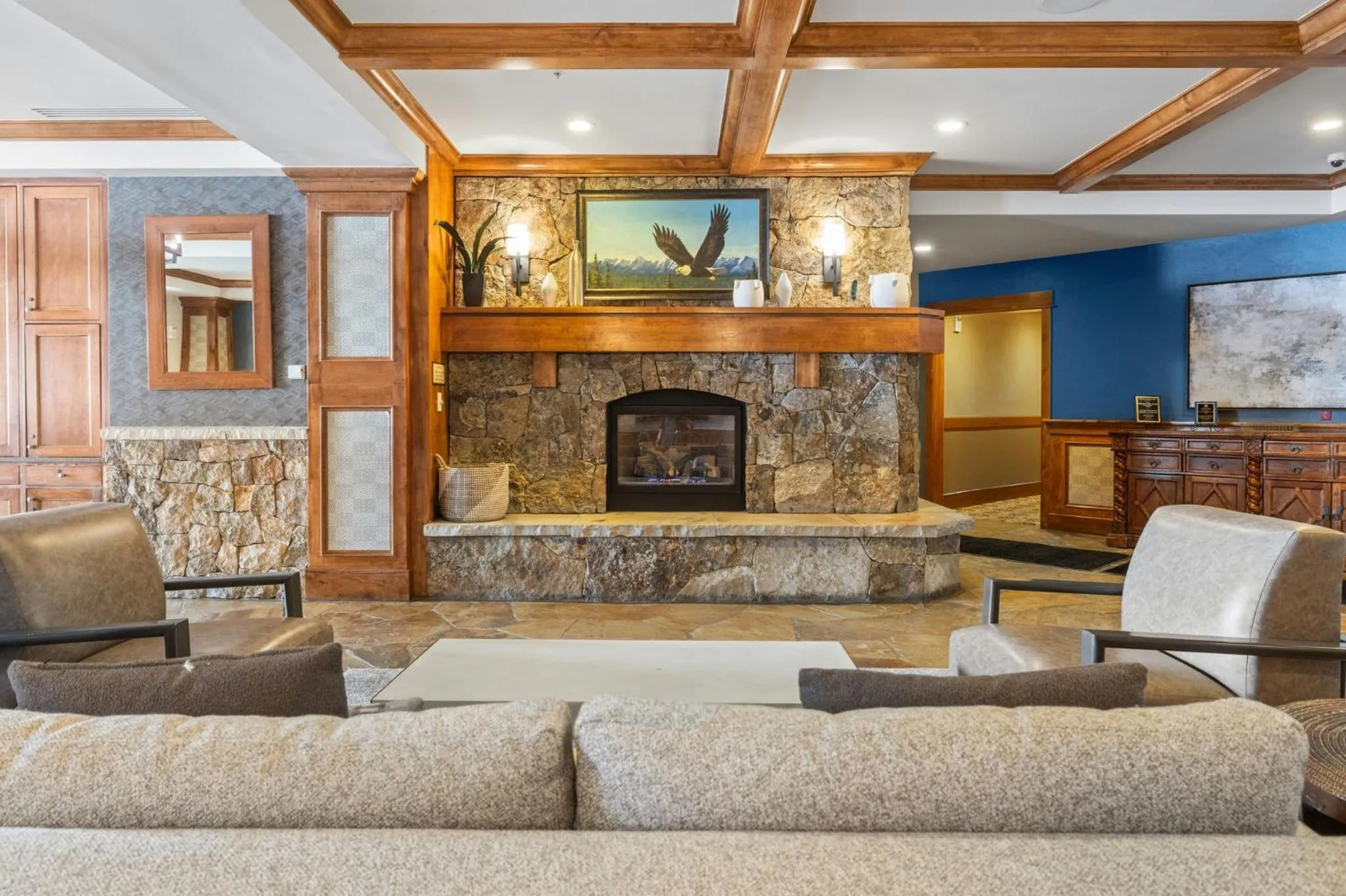 Decorative detail in Timbers & Lone Eagle by Vail Resorts