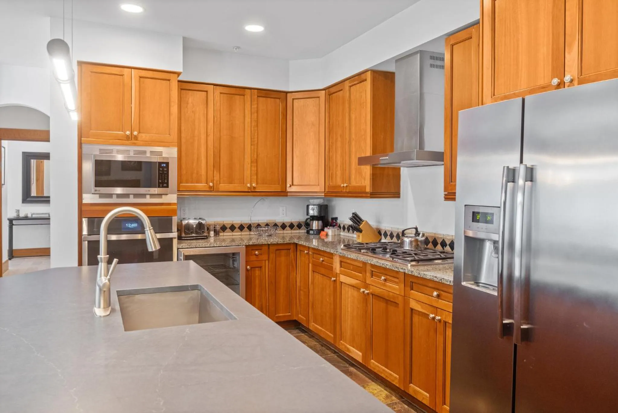 Communal kitchen in Timbers & Lone Eagle by Keystone Resort