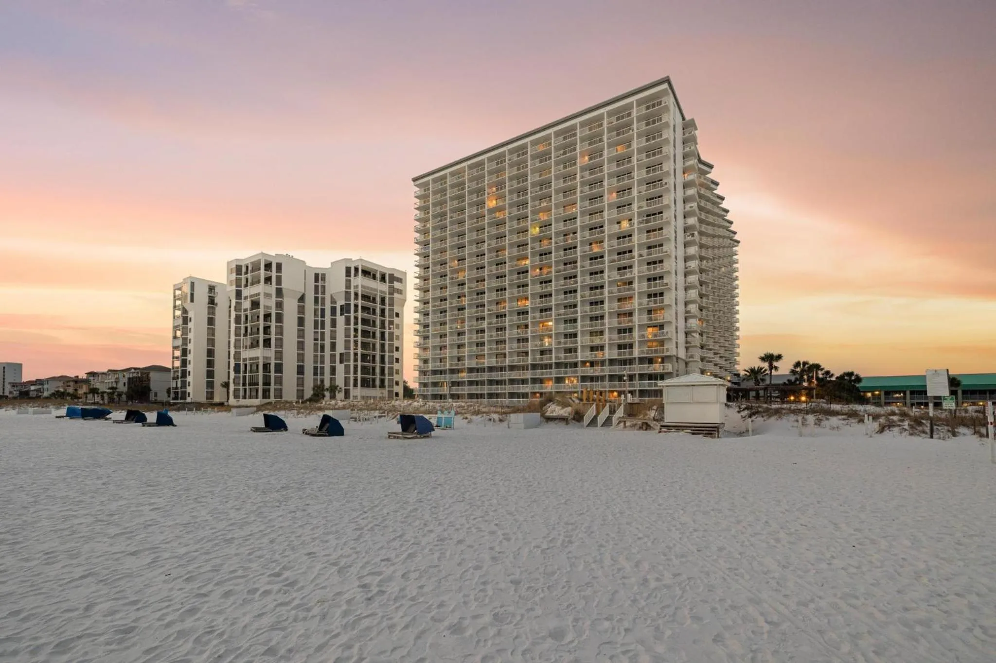 Beach in Pelican Beach Resort Condos