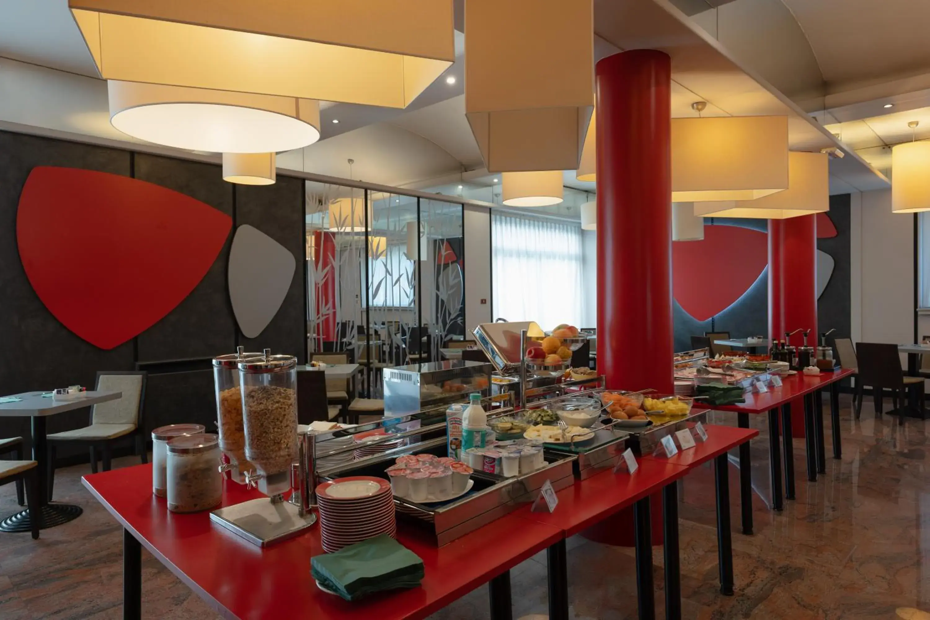 Buffet breakfast in Hotel Toscanini Buffet breakfast in Hotel Toscanini