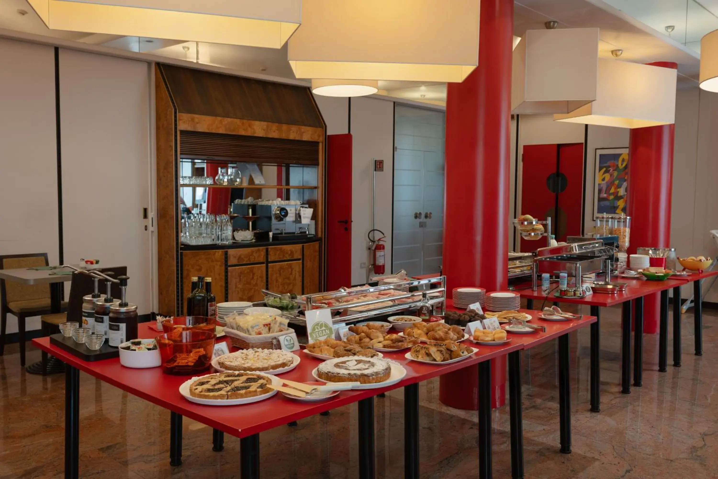 Buffet breakfast in Hotel Toscanini Buffet breakfast in Hotel Toscanini