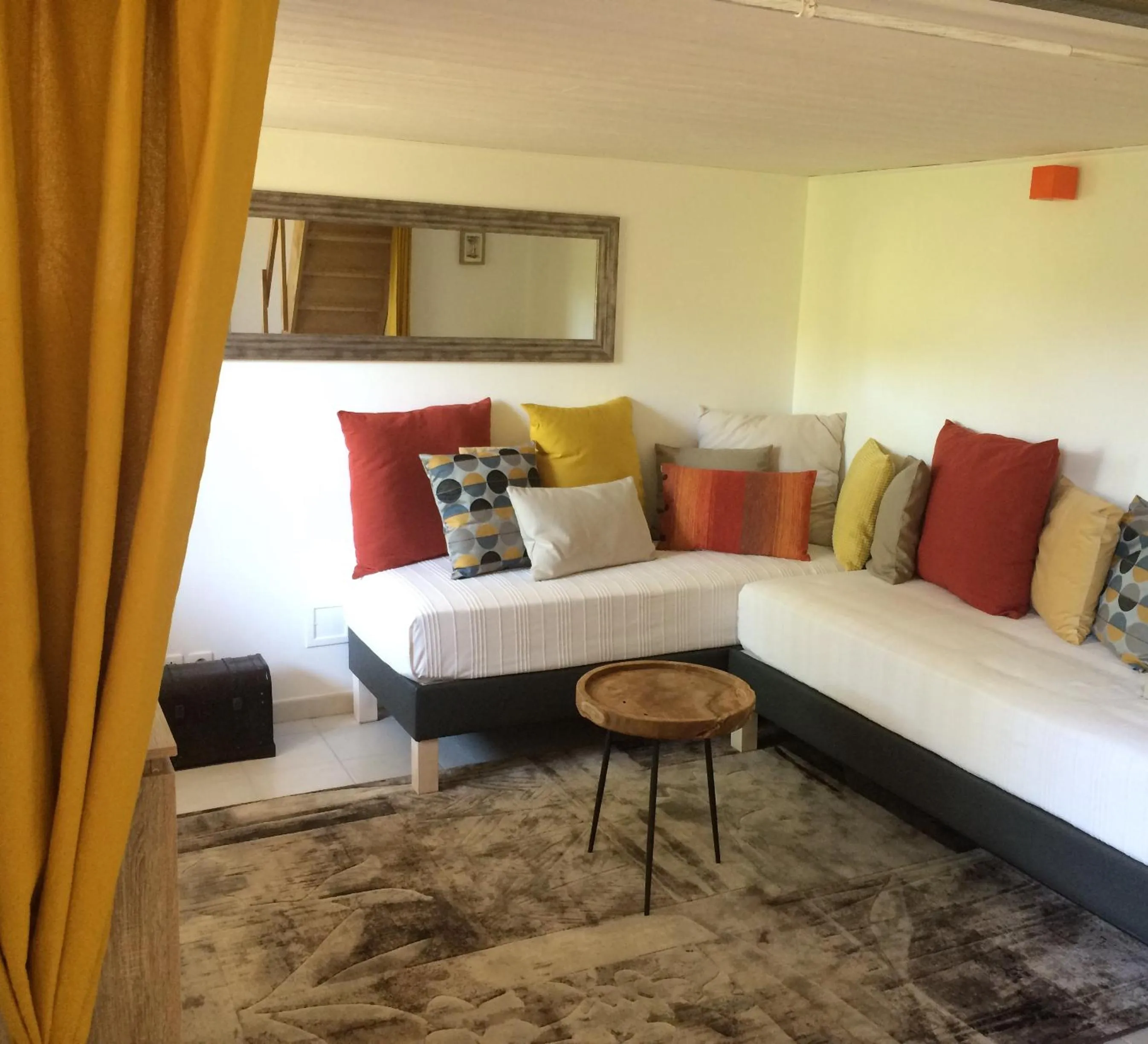 Bed in Chambres d'hôtes de La Roche