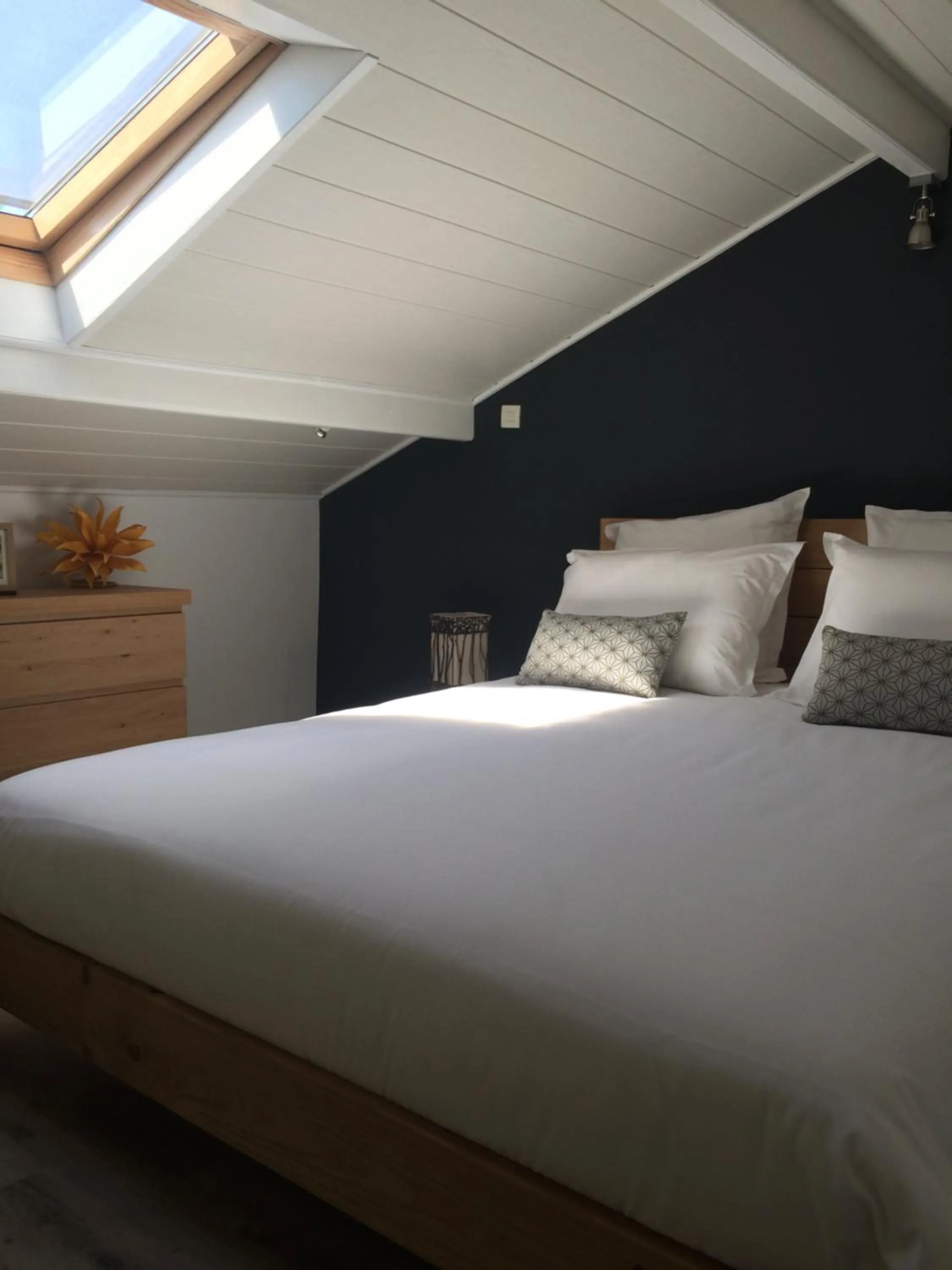 Bed in Chambres d'hôtes de La Roche