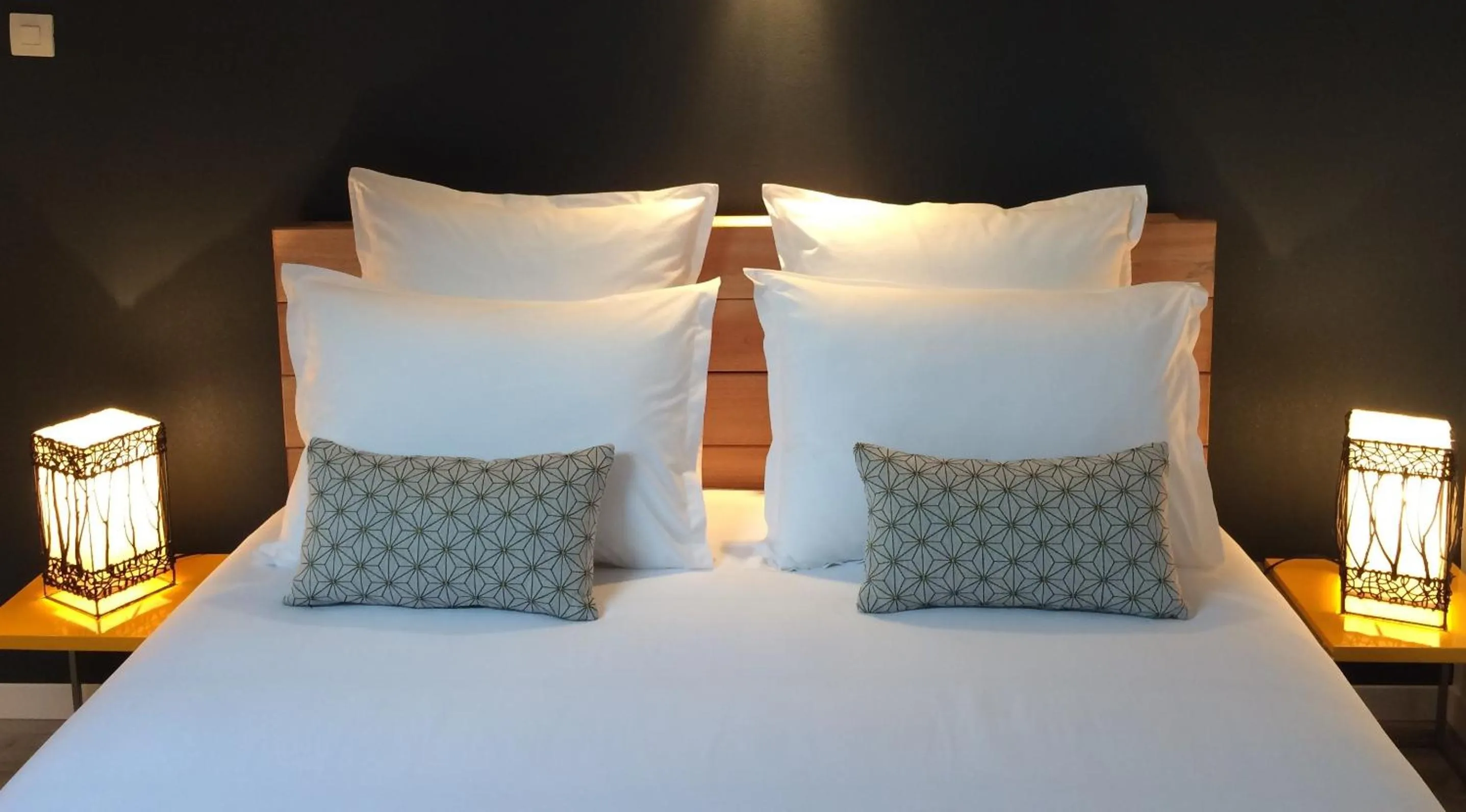 Bed in Chambres d'hôtes de La Roche