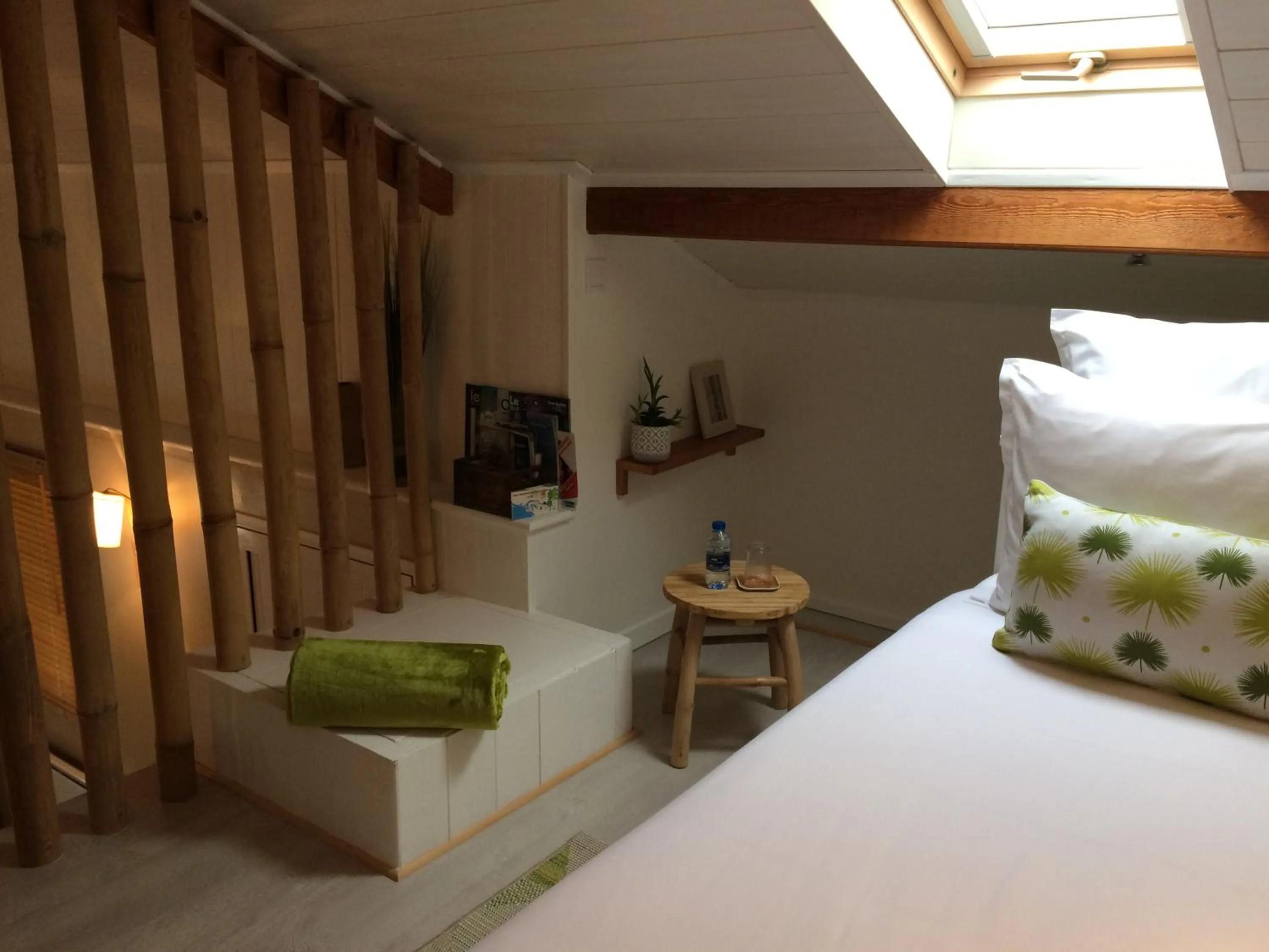 Bed in Chambres d'hôtes de La Roche