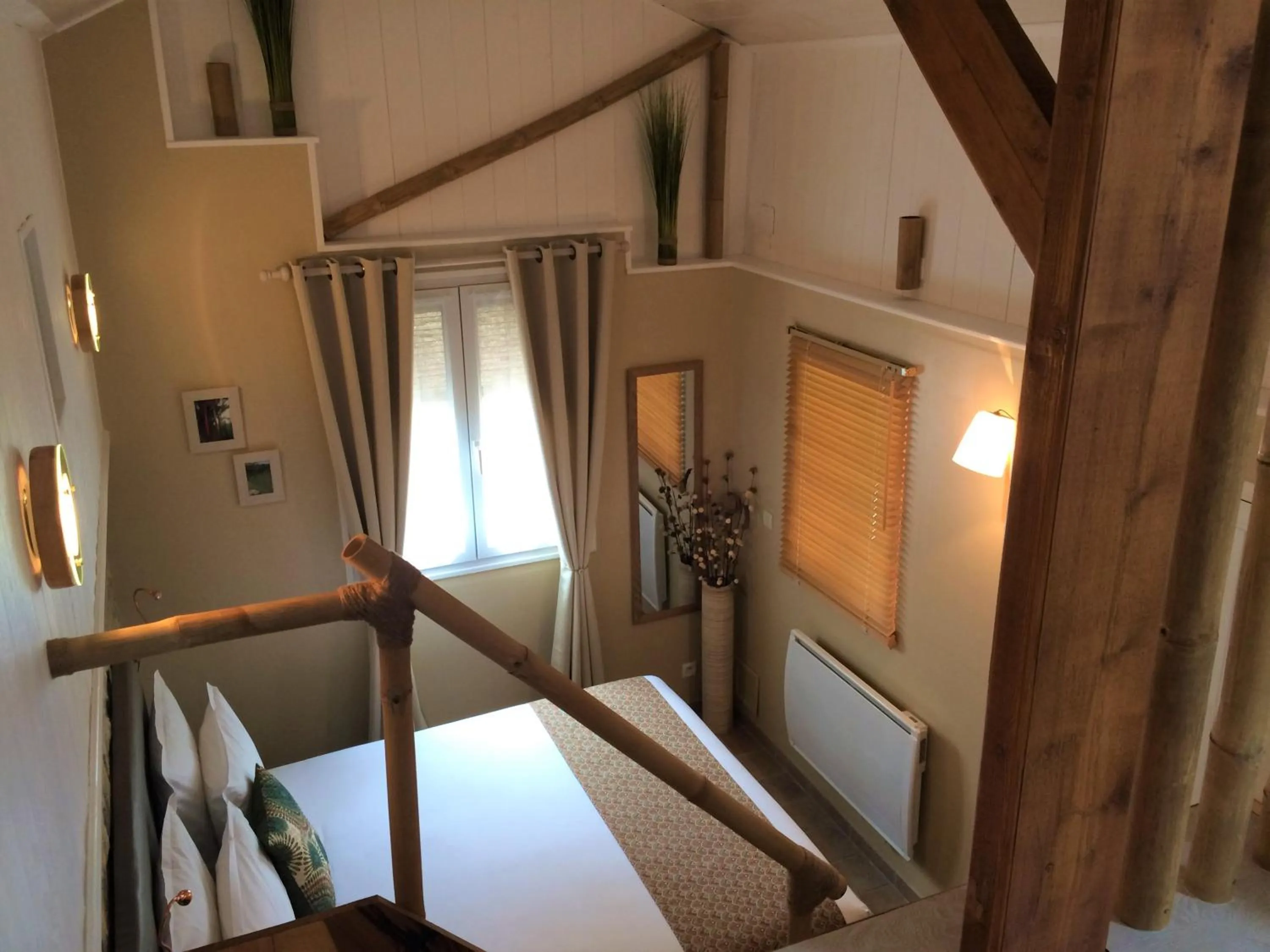 Bed in Chambres d'hôtes de La Roche