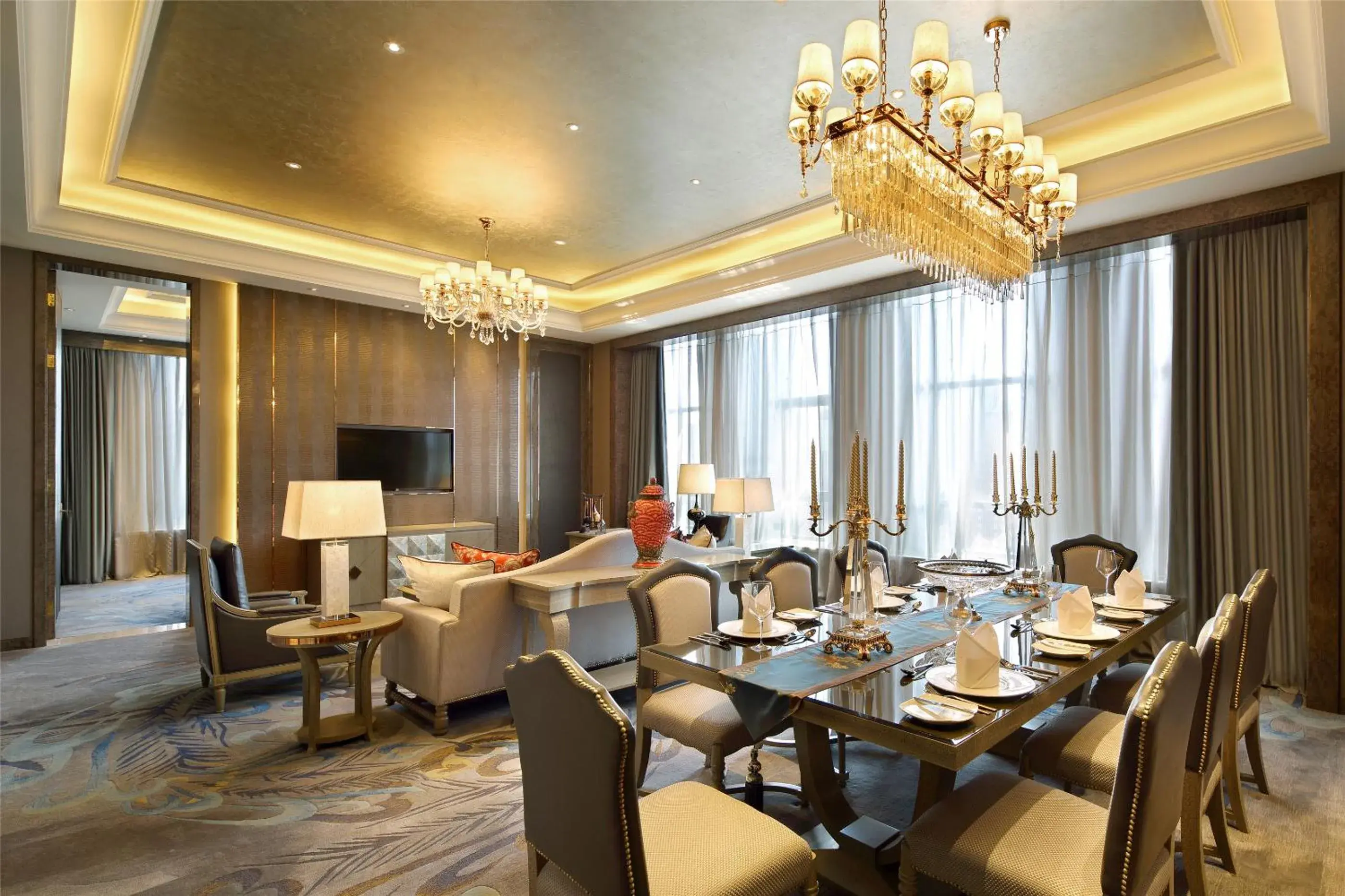 Living room in Wanda Realm Siping Living room in Wanda Realm Siping