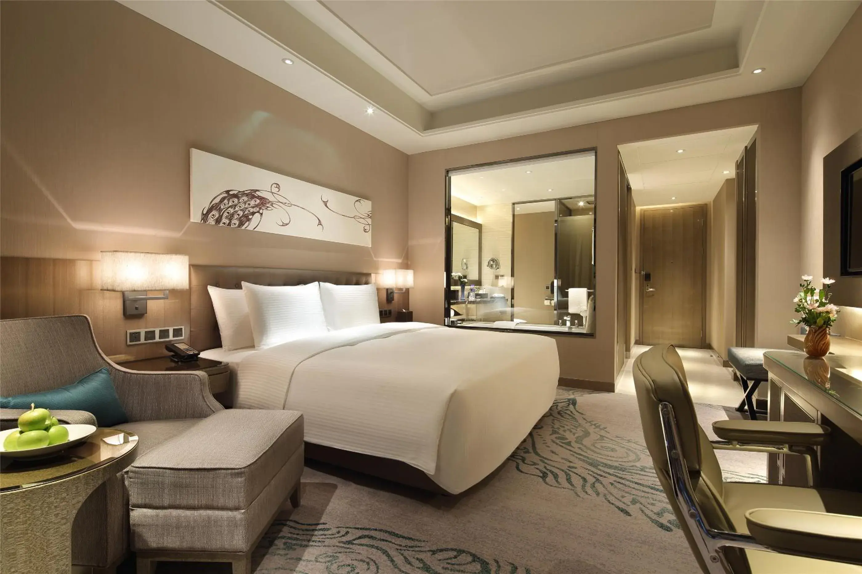 Deluxe Queen Room in Wanda Realm Siping Deluxe Queen Room in Wanda Realm Siping