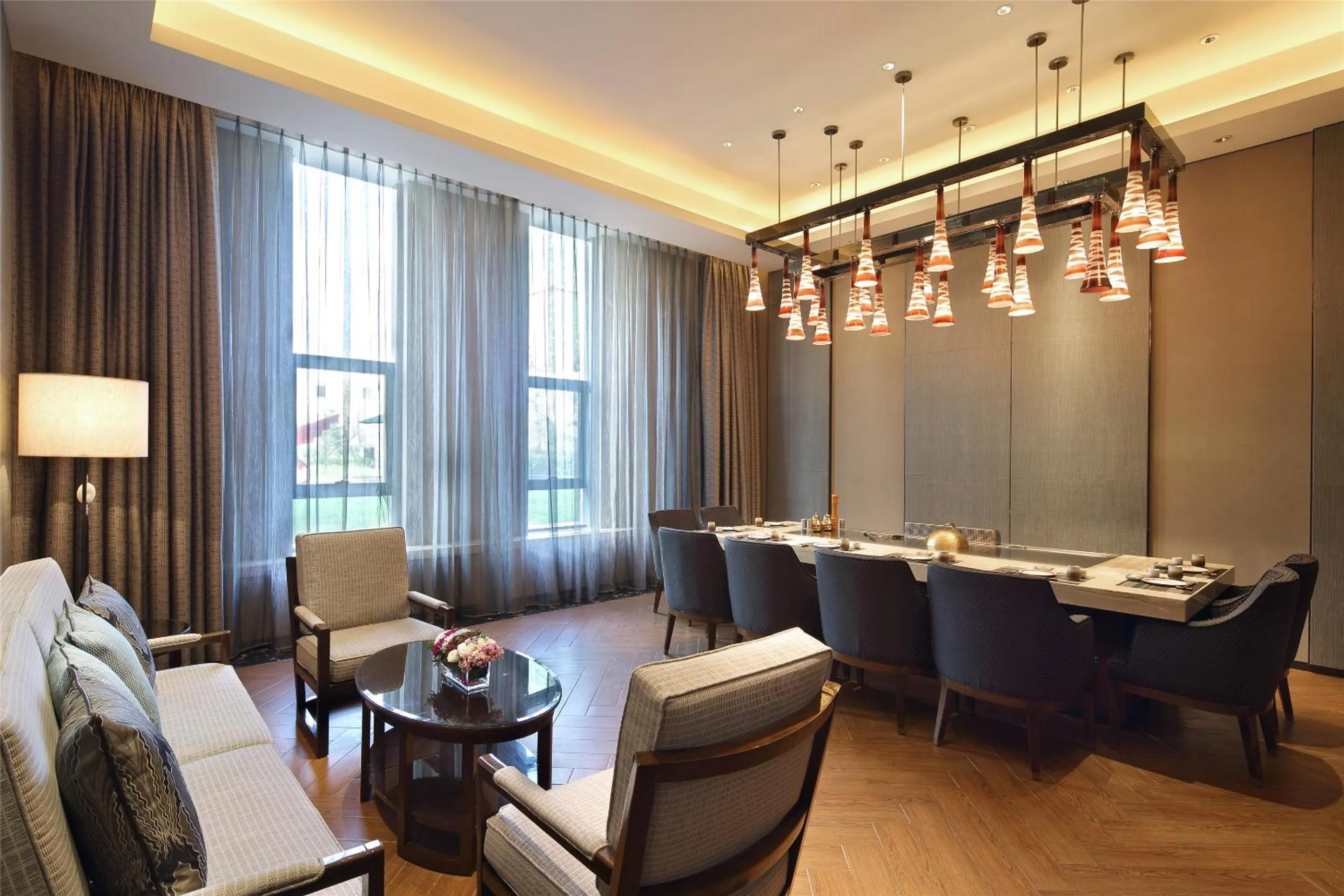 Living room in Wanda Realm Siping