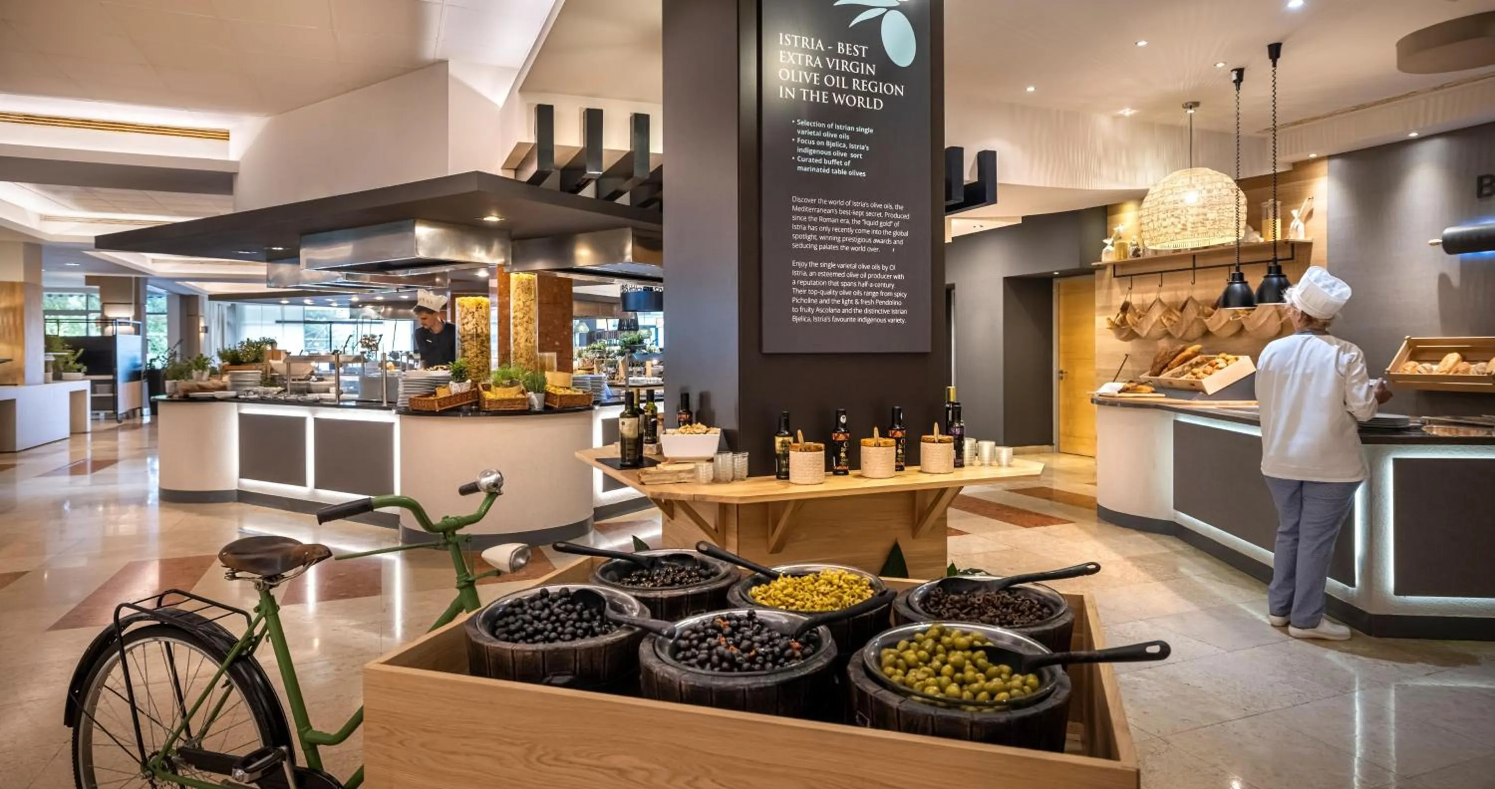 Buffet breakfast in Valamar Diamant Hotel